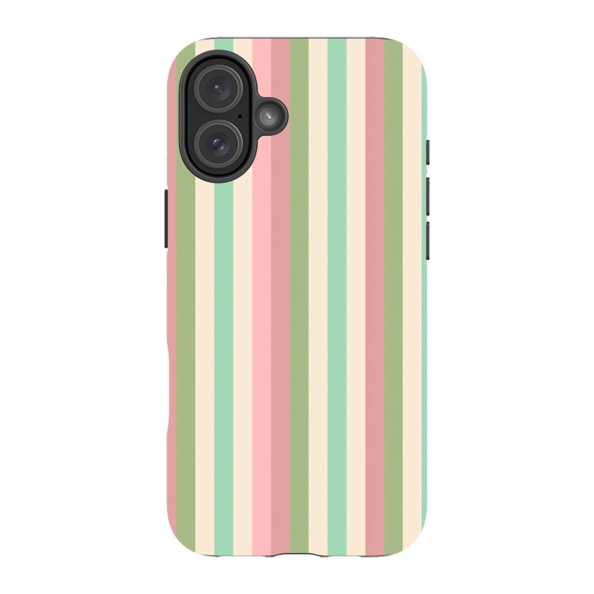 iPhone Tough Case - Pastel Stripe