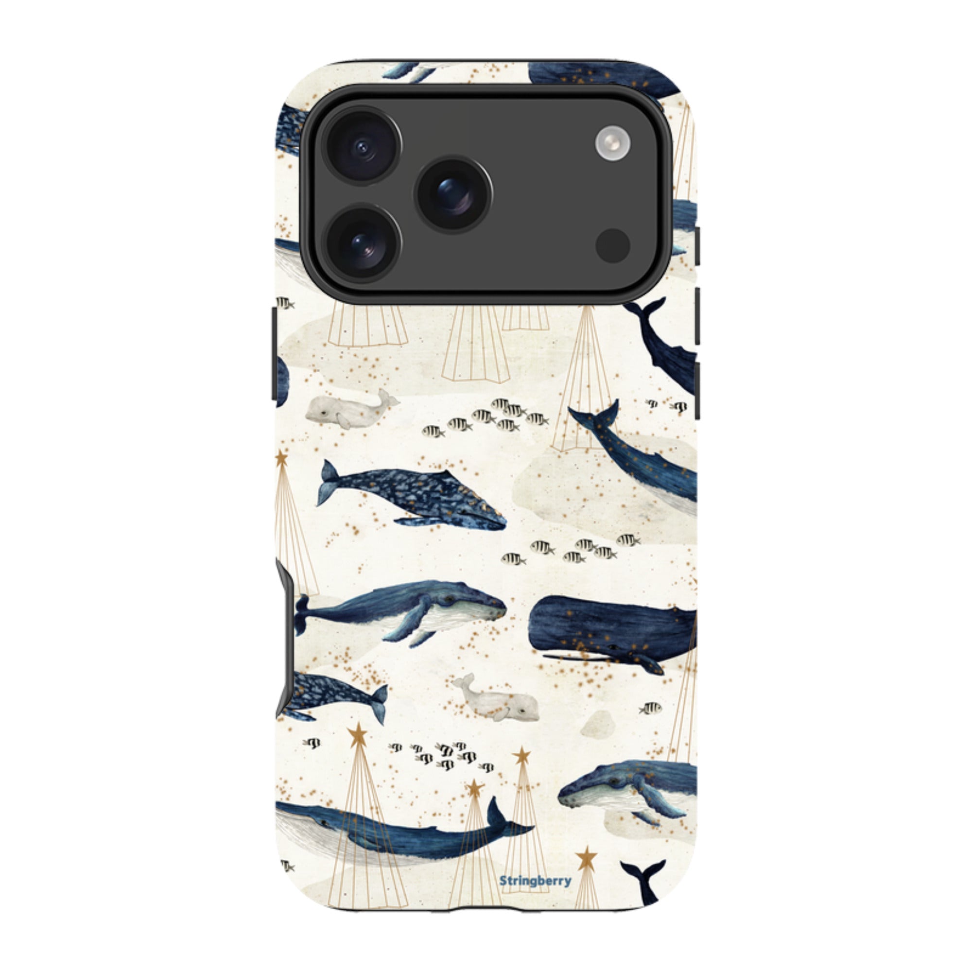 iPhone Tough Case - Christmas Whale III By Katherine Quinn