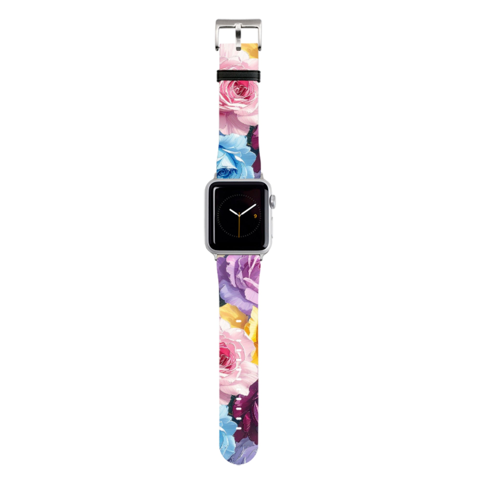 Summer Floral Roses Apple Watch Strap