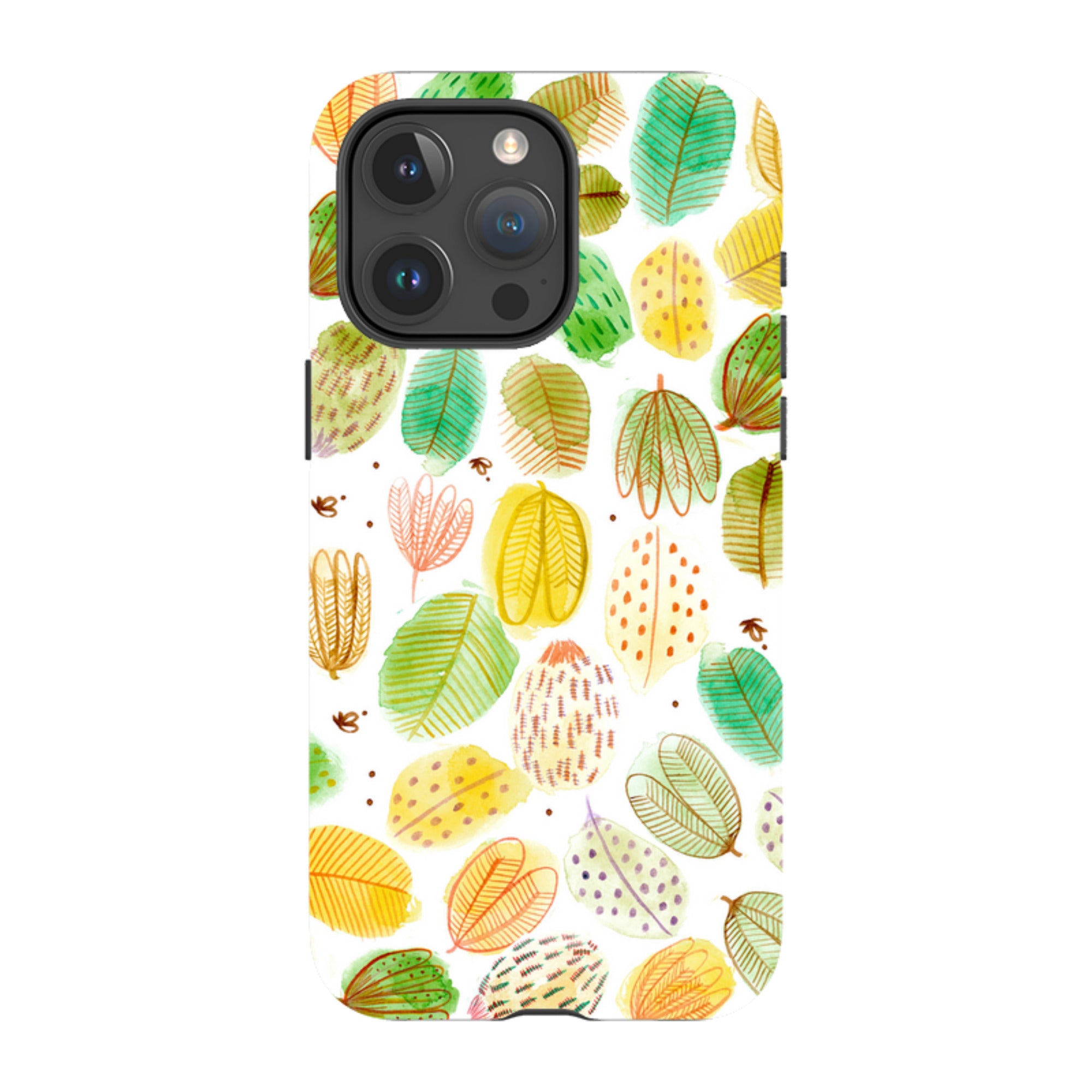 iPhone Tough Case - Leaves By Gabriela Larios