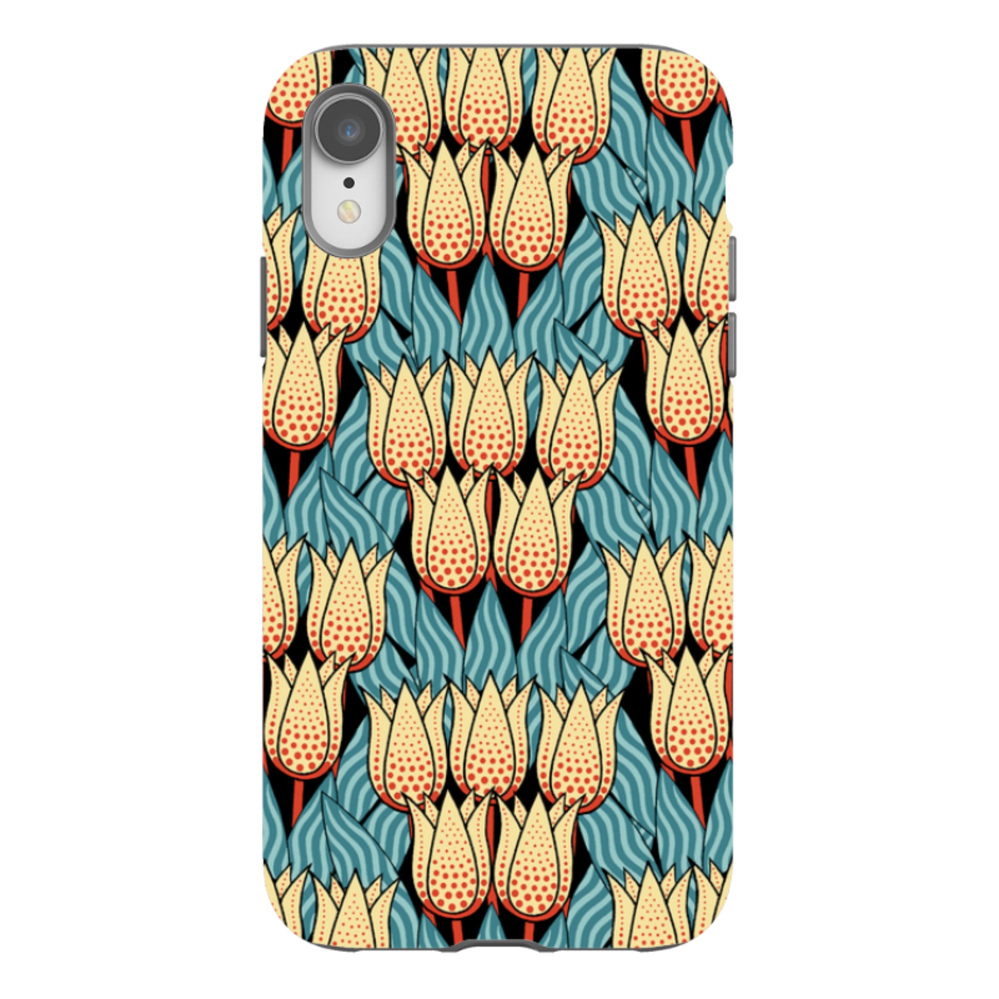 iPhone Tough Case - Spotty Tulip By Cressida Bell