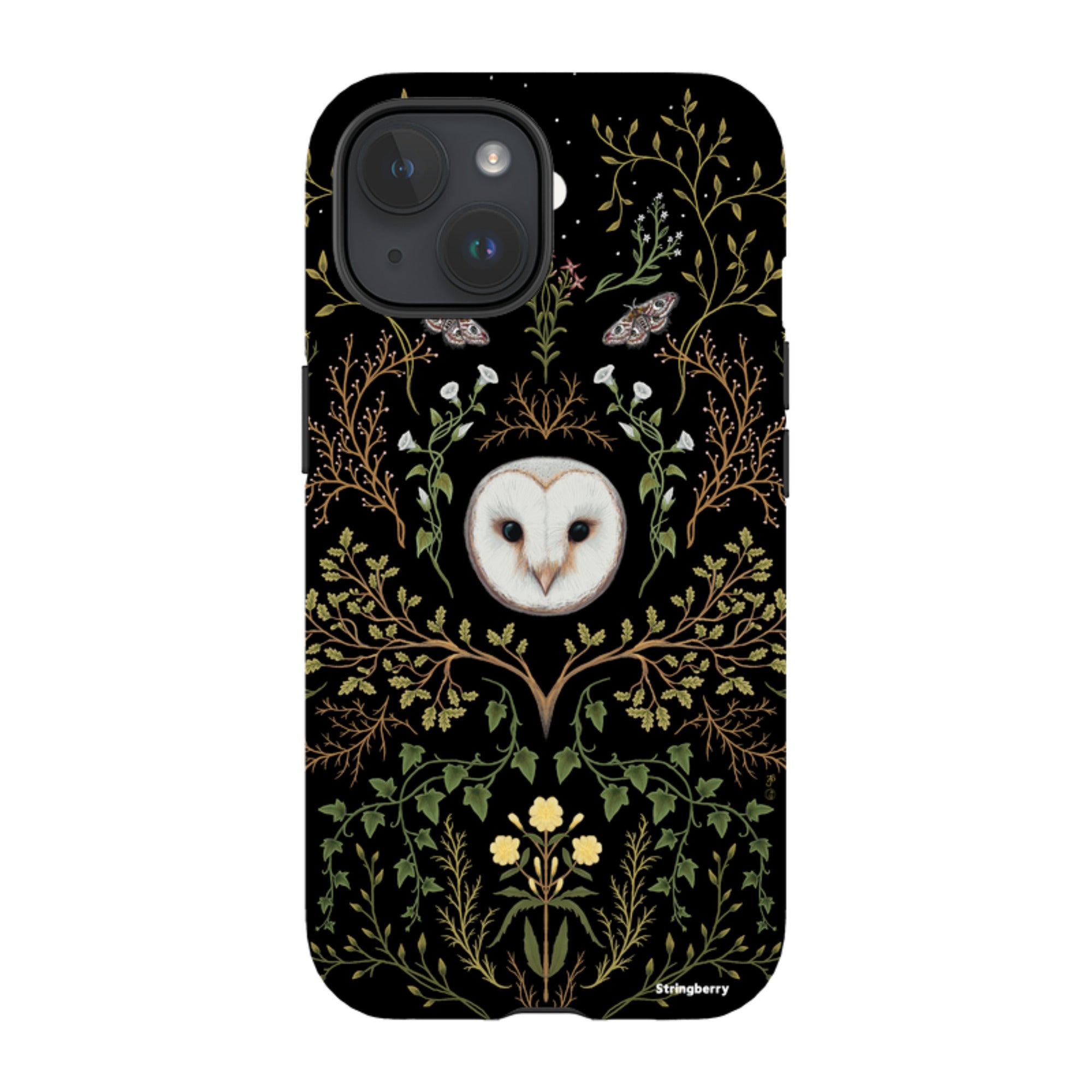 iPhone Tough Case - Owl Pattern By Anna Stead