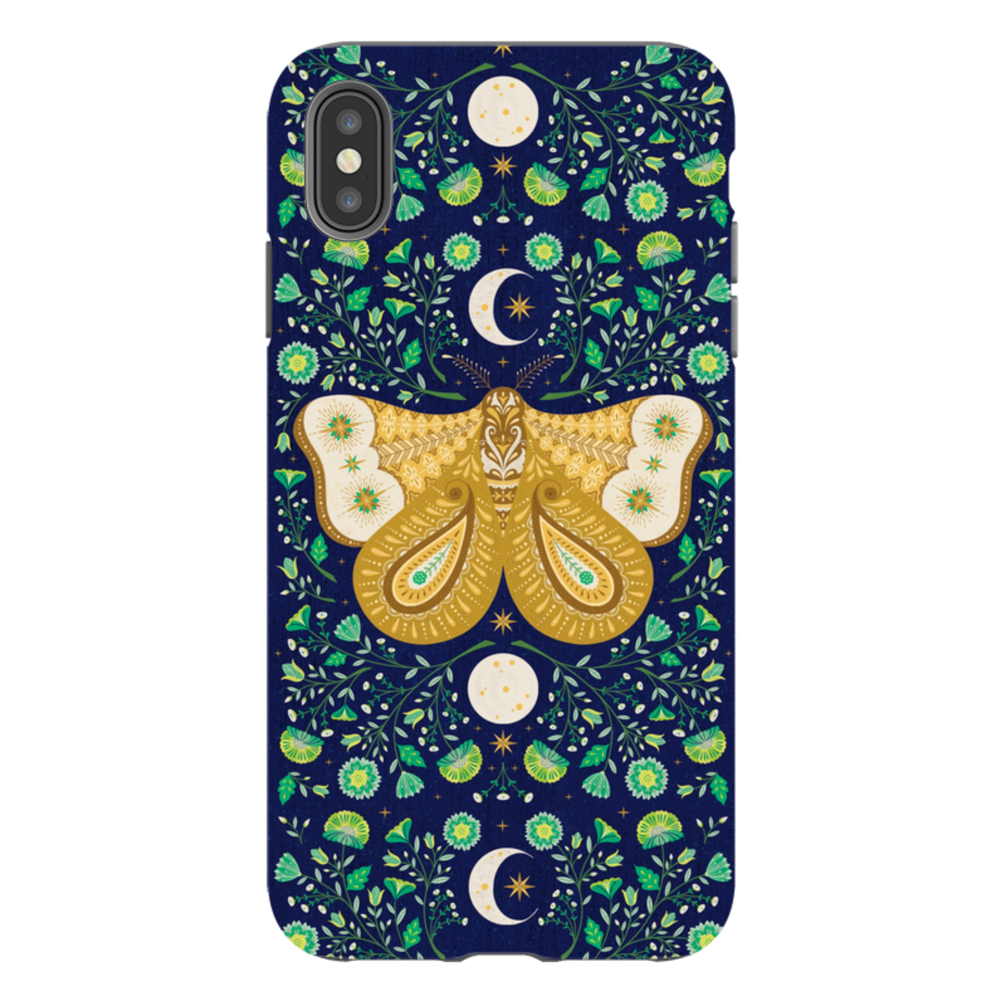 iPhone Tough Case - Moth By Jenny Zemanek