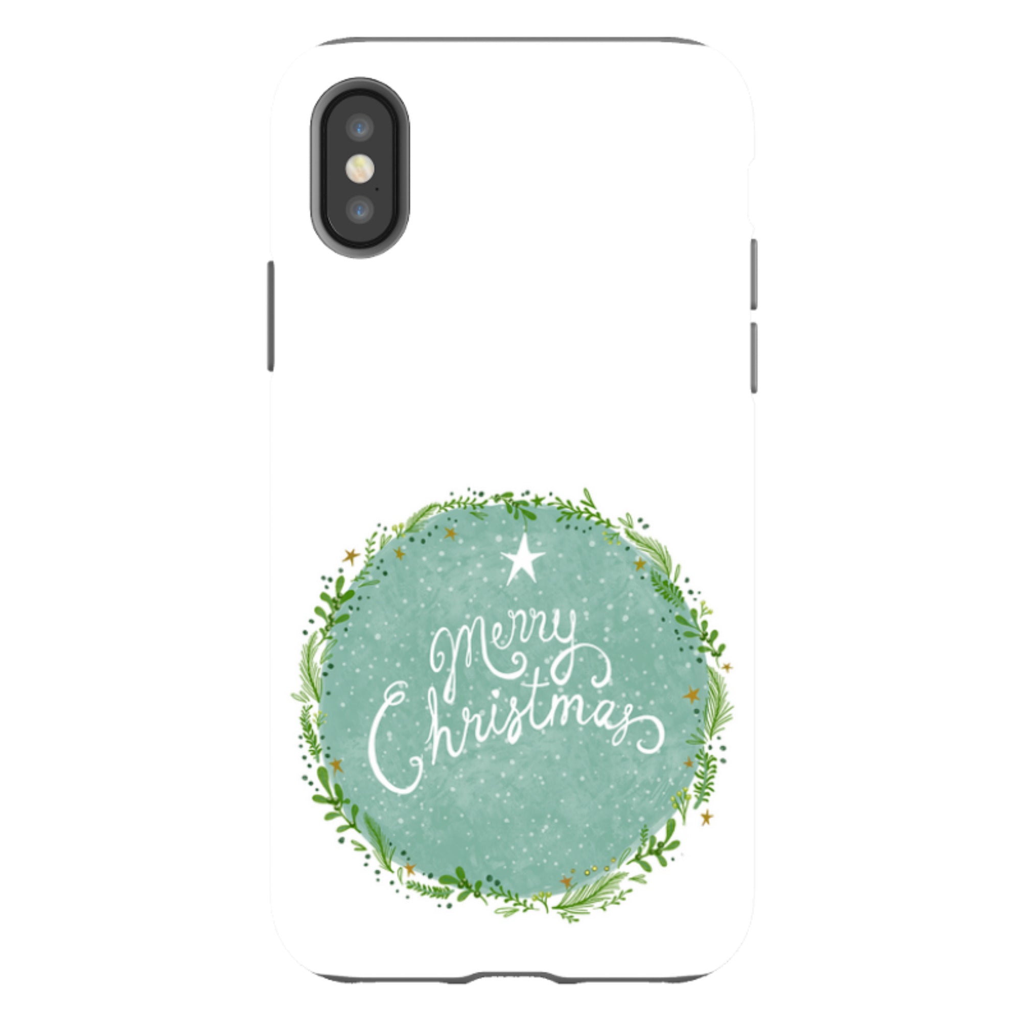 iPhone Tough Case - Merry Christmas By Katherine Quinn