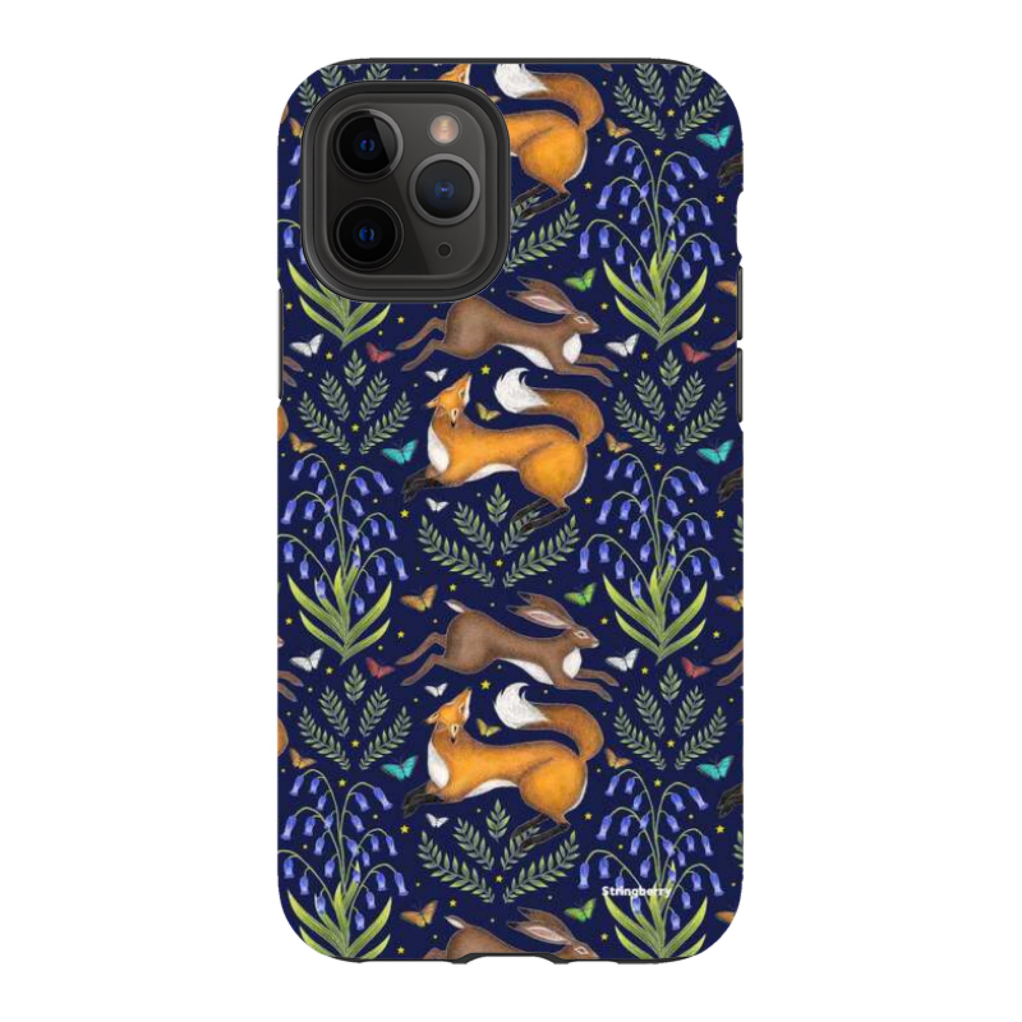 iPhone Tough Case - Fox And Hare By Catherine Rowe