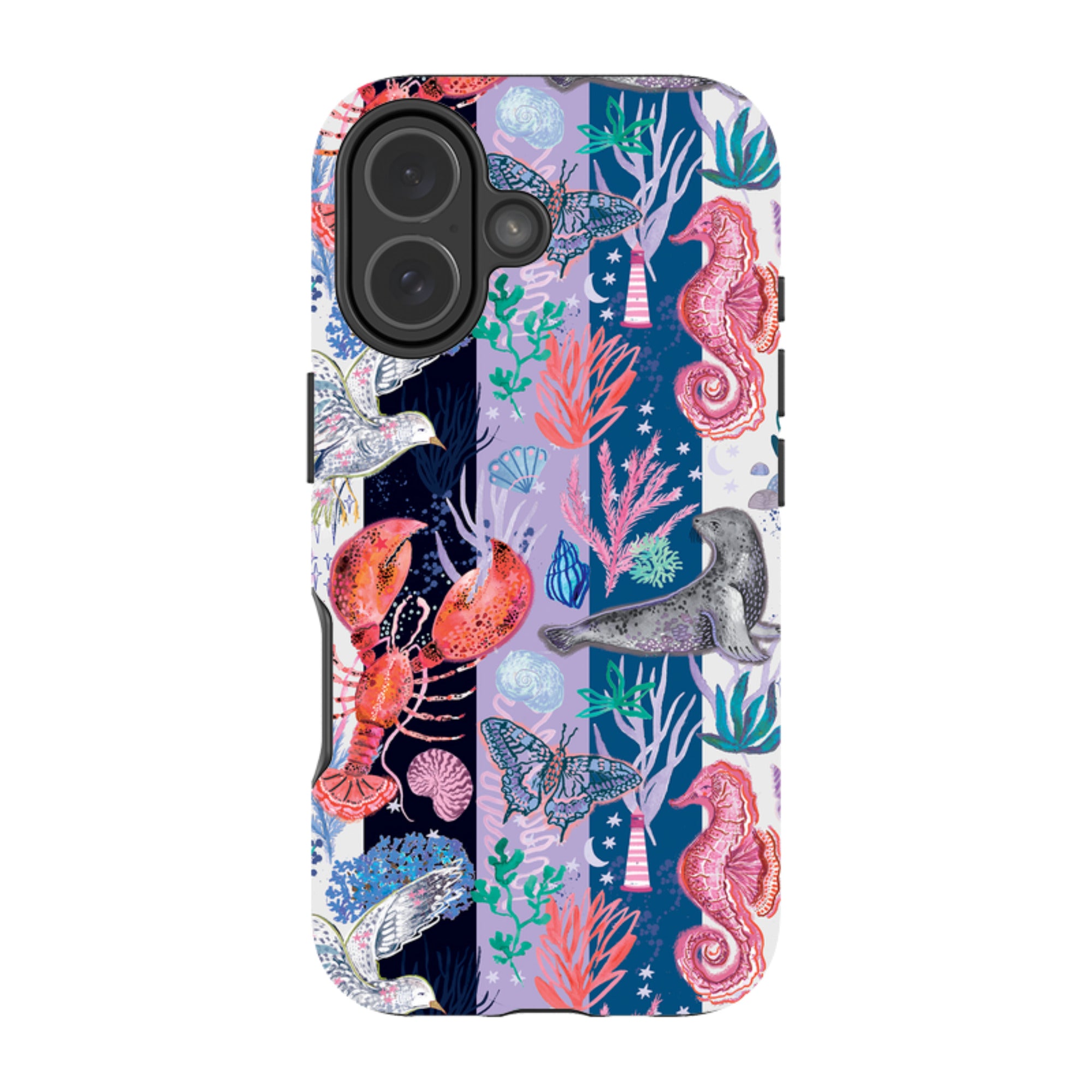 iPhone Case - Coastal Calling Stripe III By Emma Frances Grant