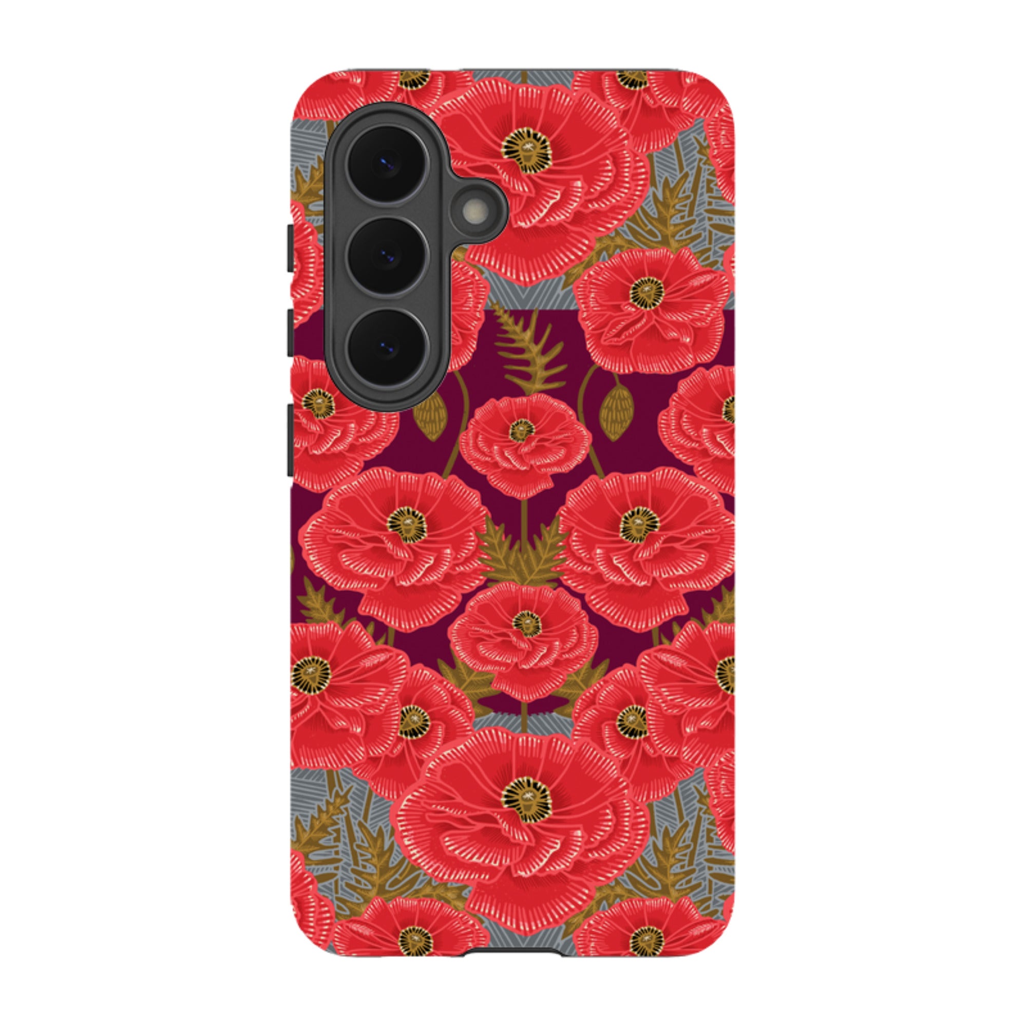 Samsung Tough Case - Poppy Red By Kate Heiss