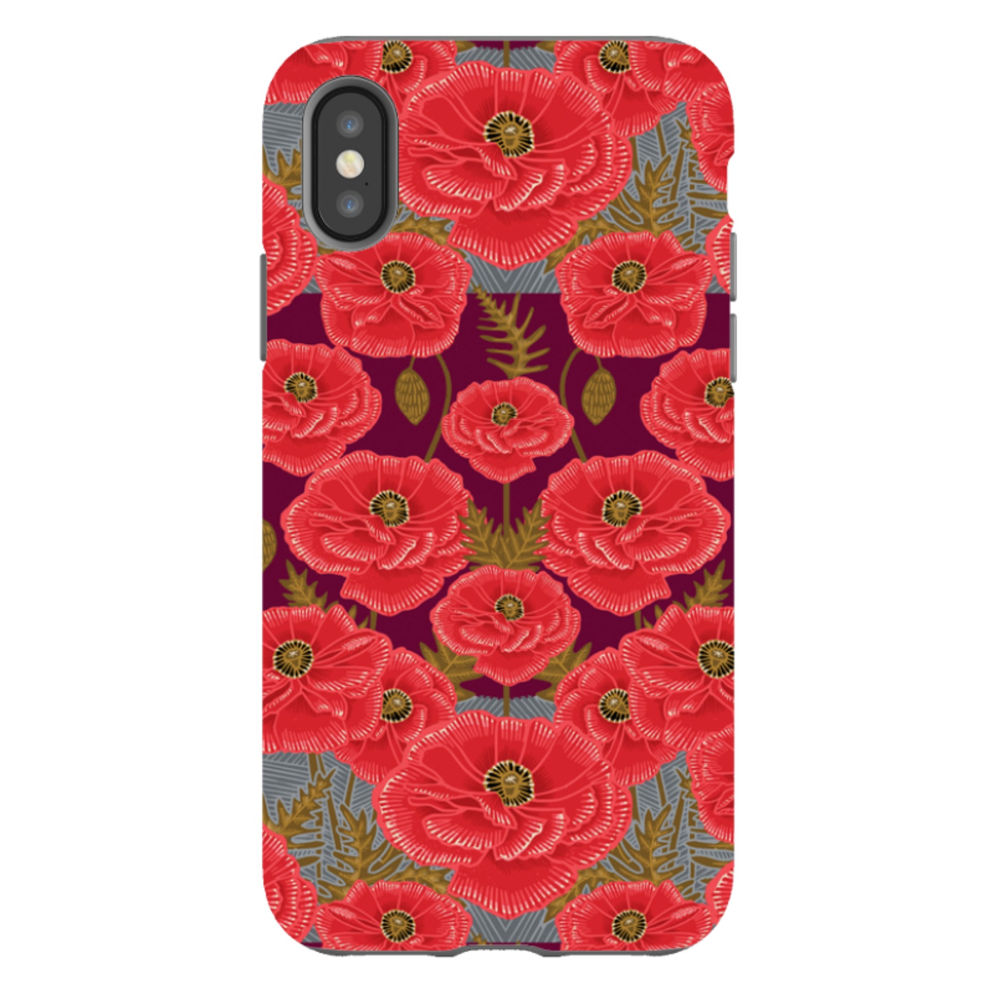 iPhone Case - Poppy Red By Kate Heiss