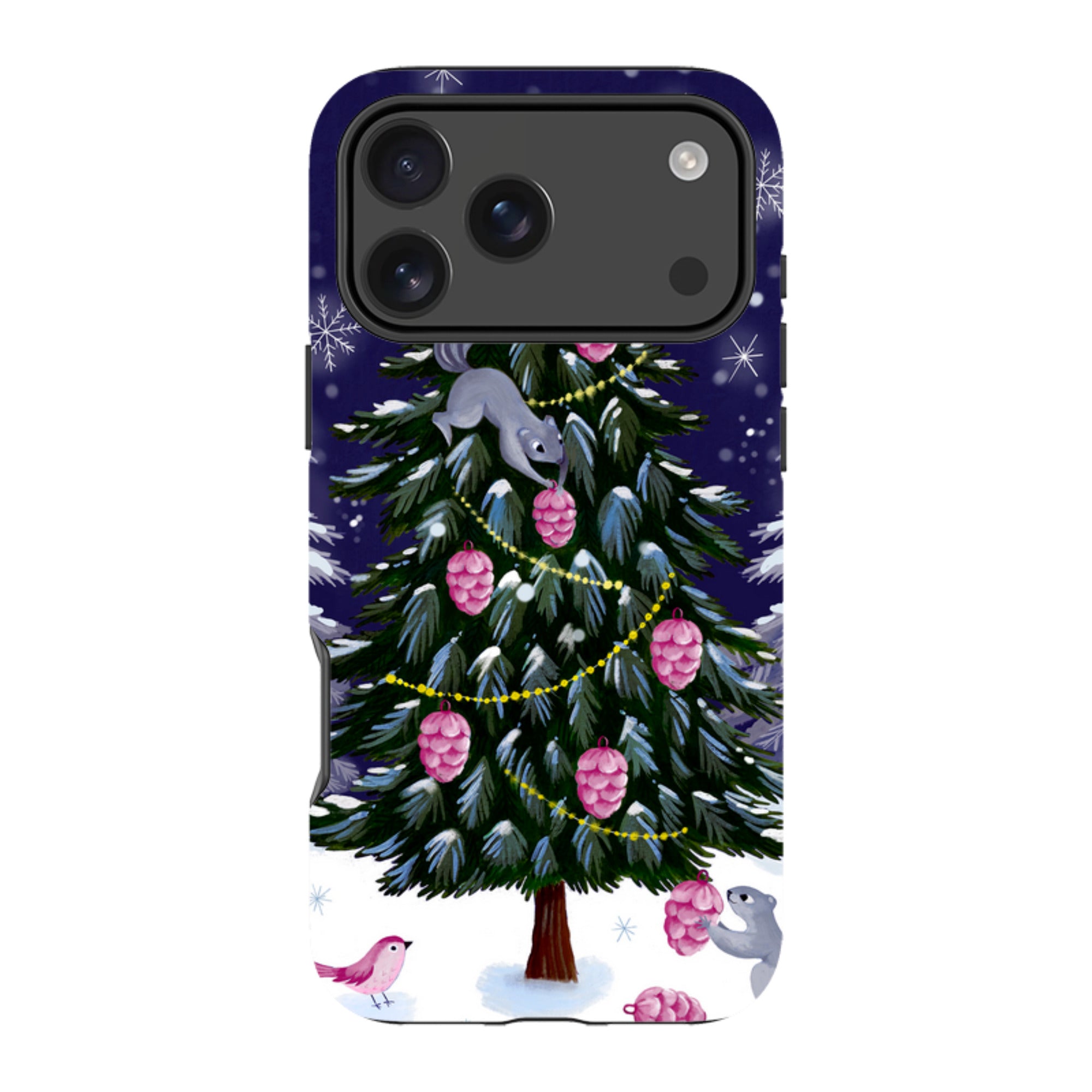 iPhone Tough Case - Squirrel Tree By Bex Parkin