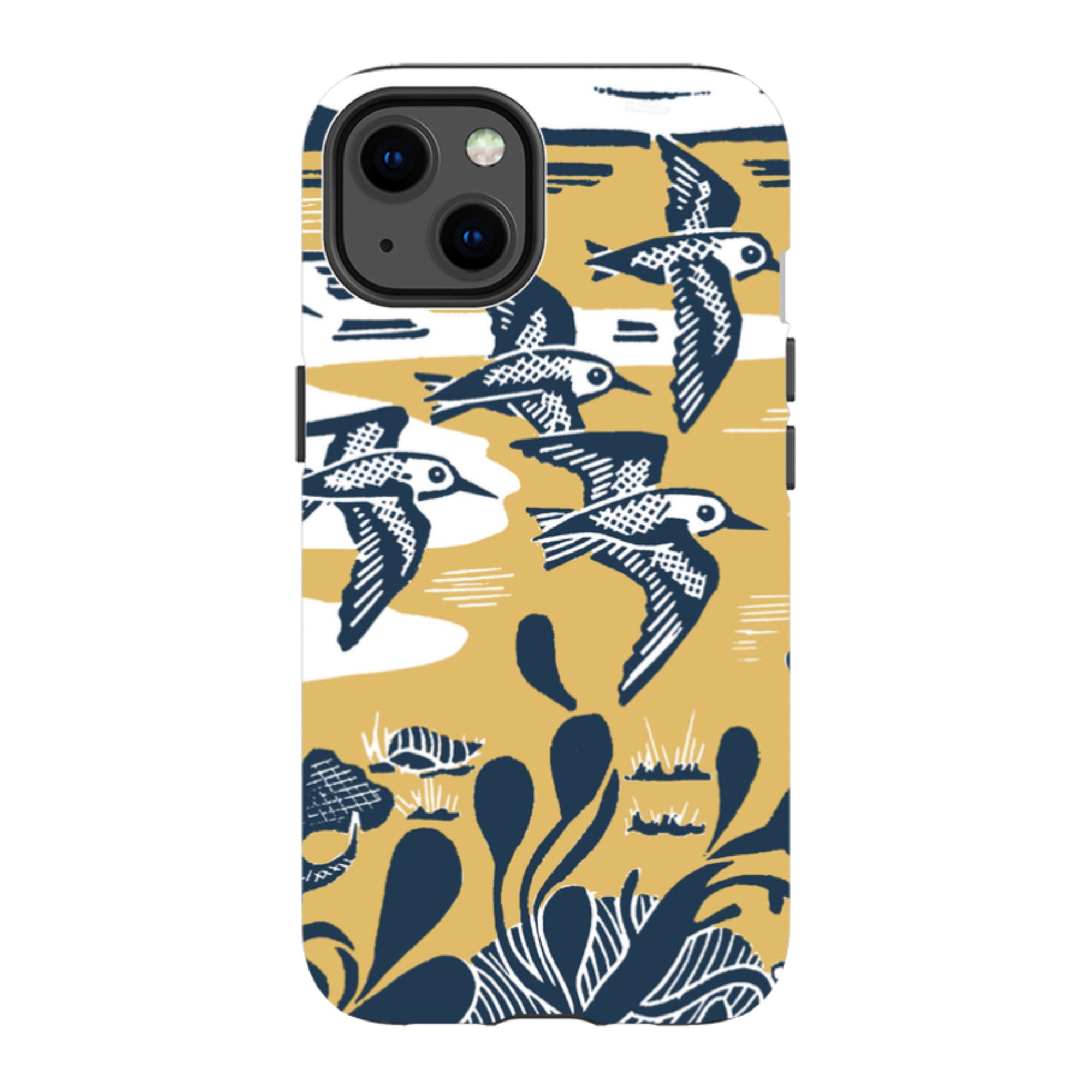 iPhone Tough Case - Sanderlings At The Shore By Kate Heiss