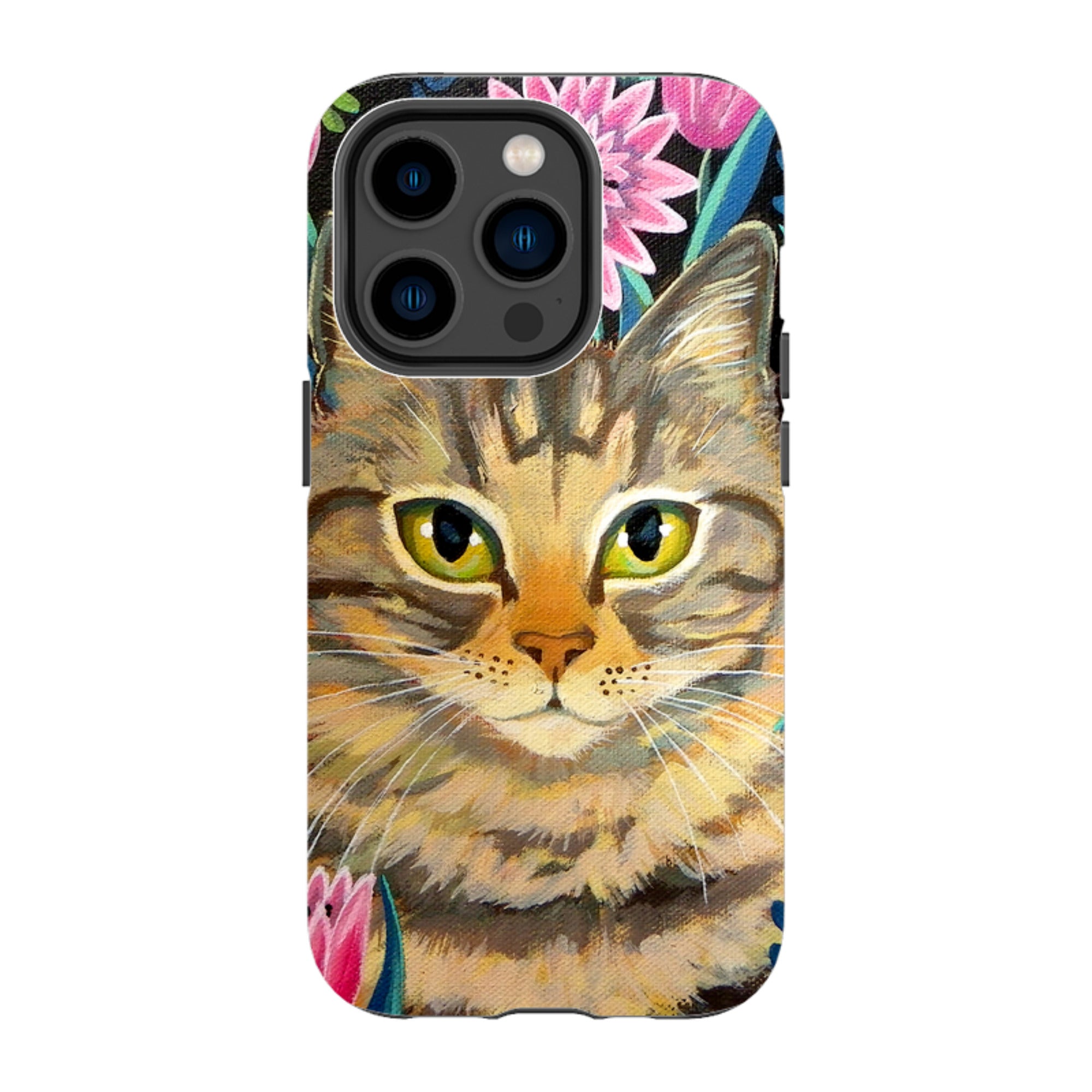 iPhone MagSafe Tough Case - Tabby Cat By Mary Stubberfield