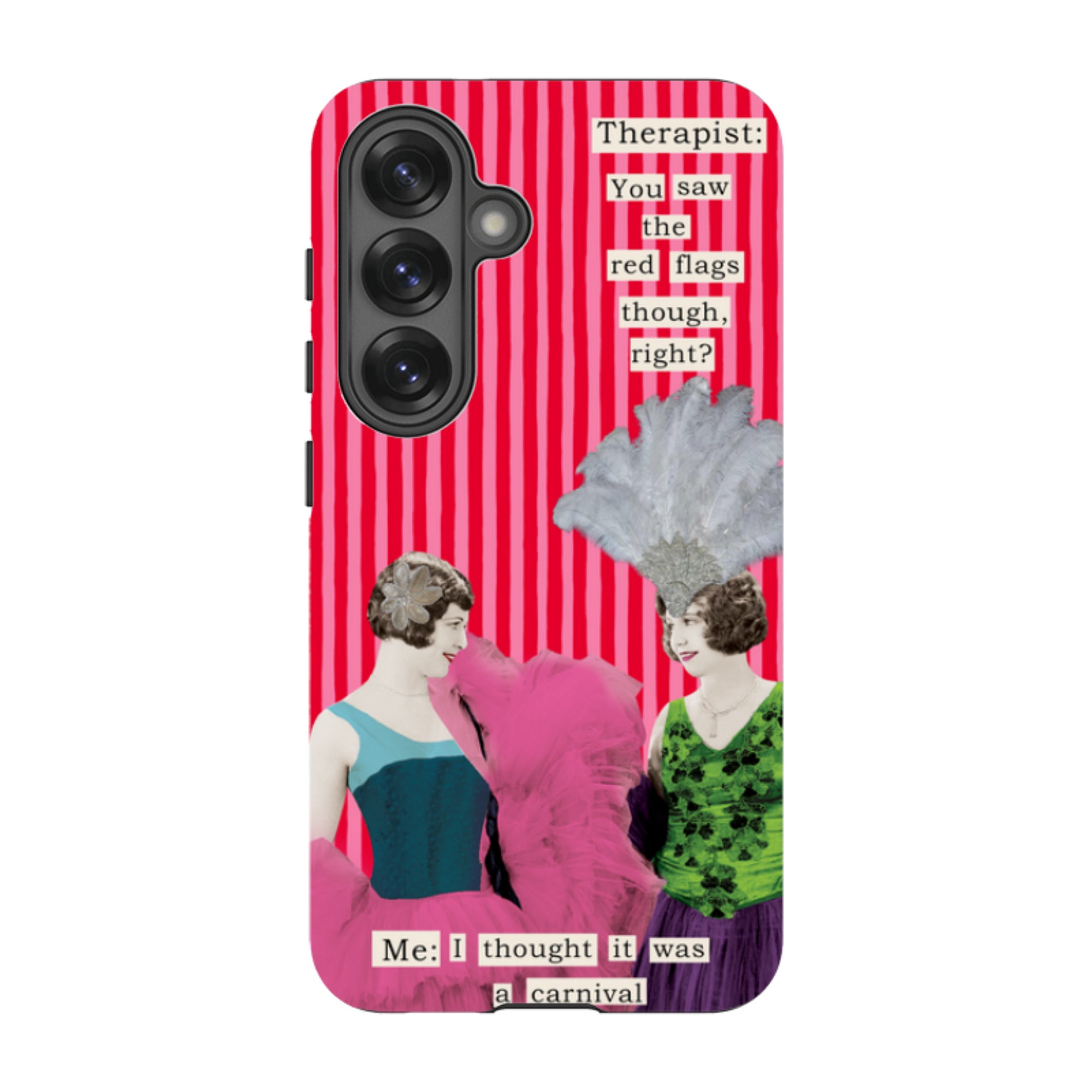 Samsung Tough Case - Therapist Red Flag By Clare Jordan
