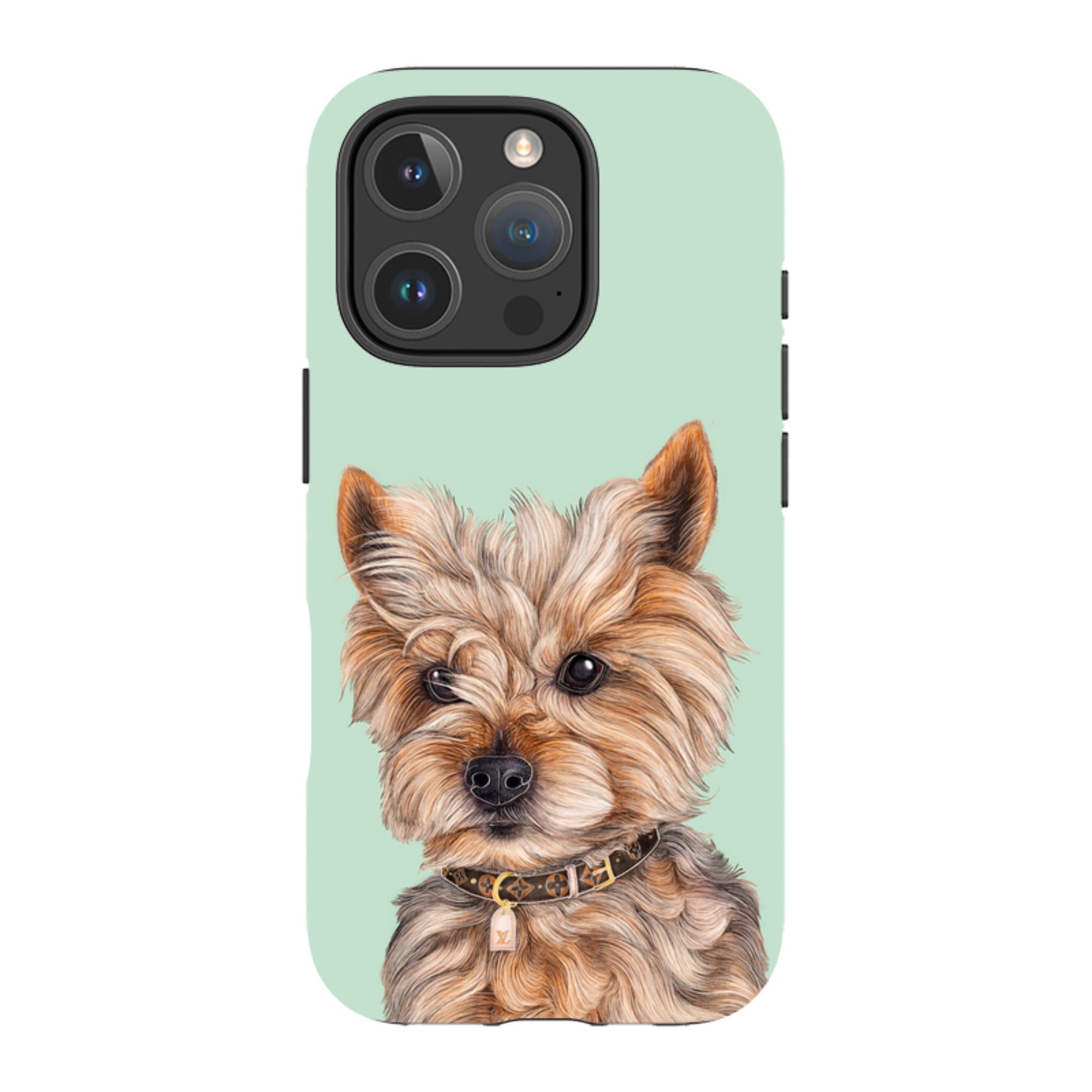 iPhone MagSafe Tough Case - Yorkie By Catherine Rowe