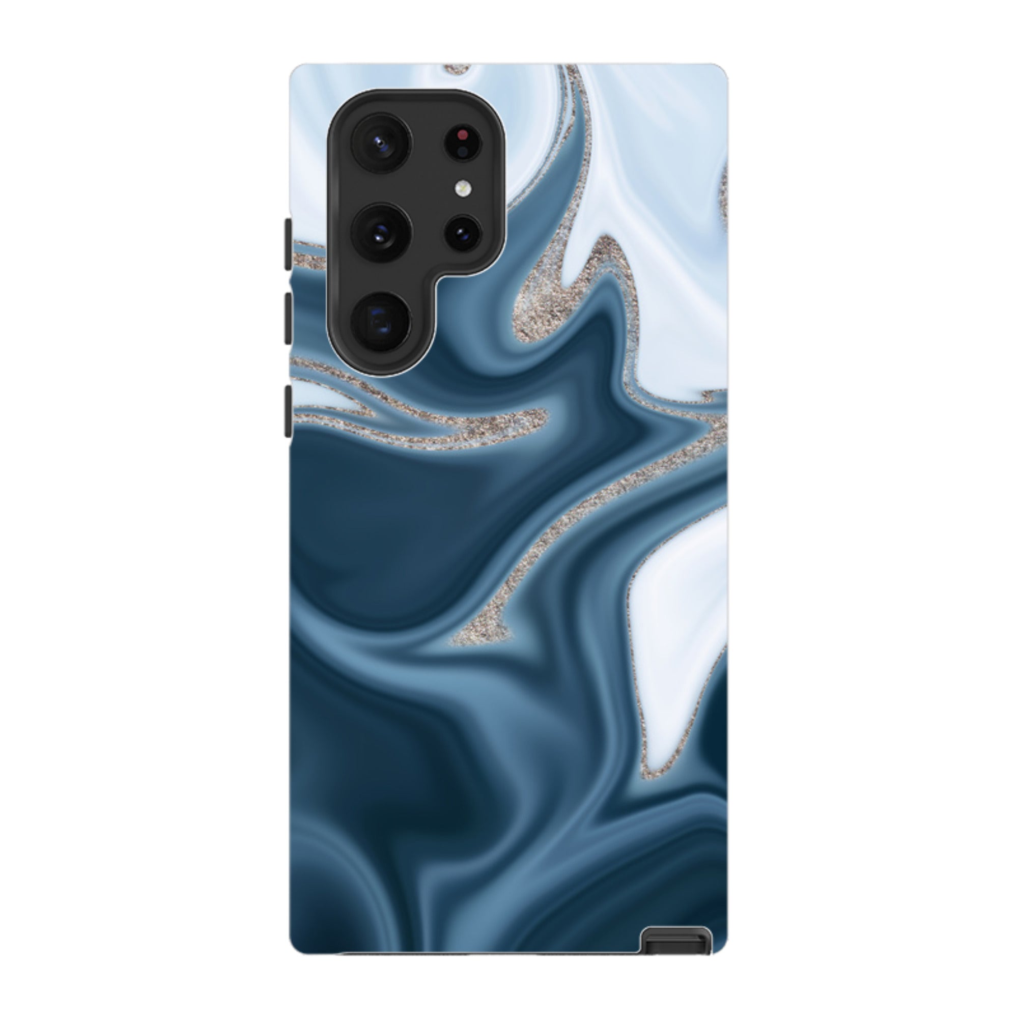 Samsung Tough Case - Blue Ice (case does not glitter)