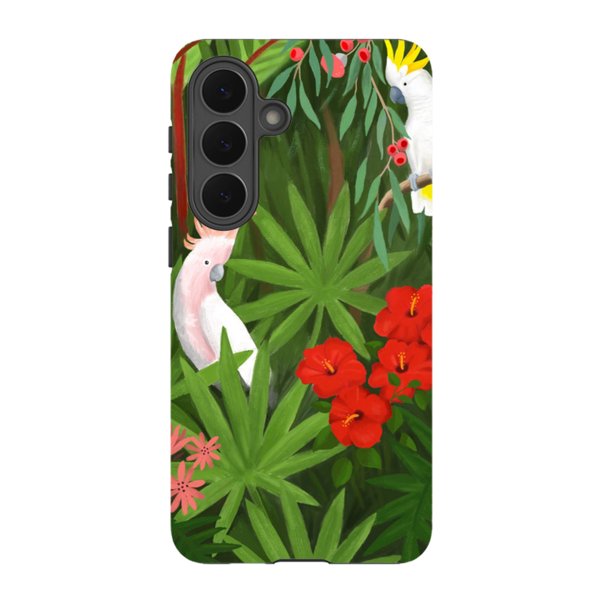 Samsung Tough Case - Cockatoo Jungle By Bex Parkin