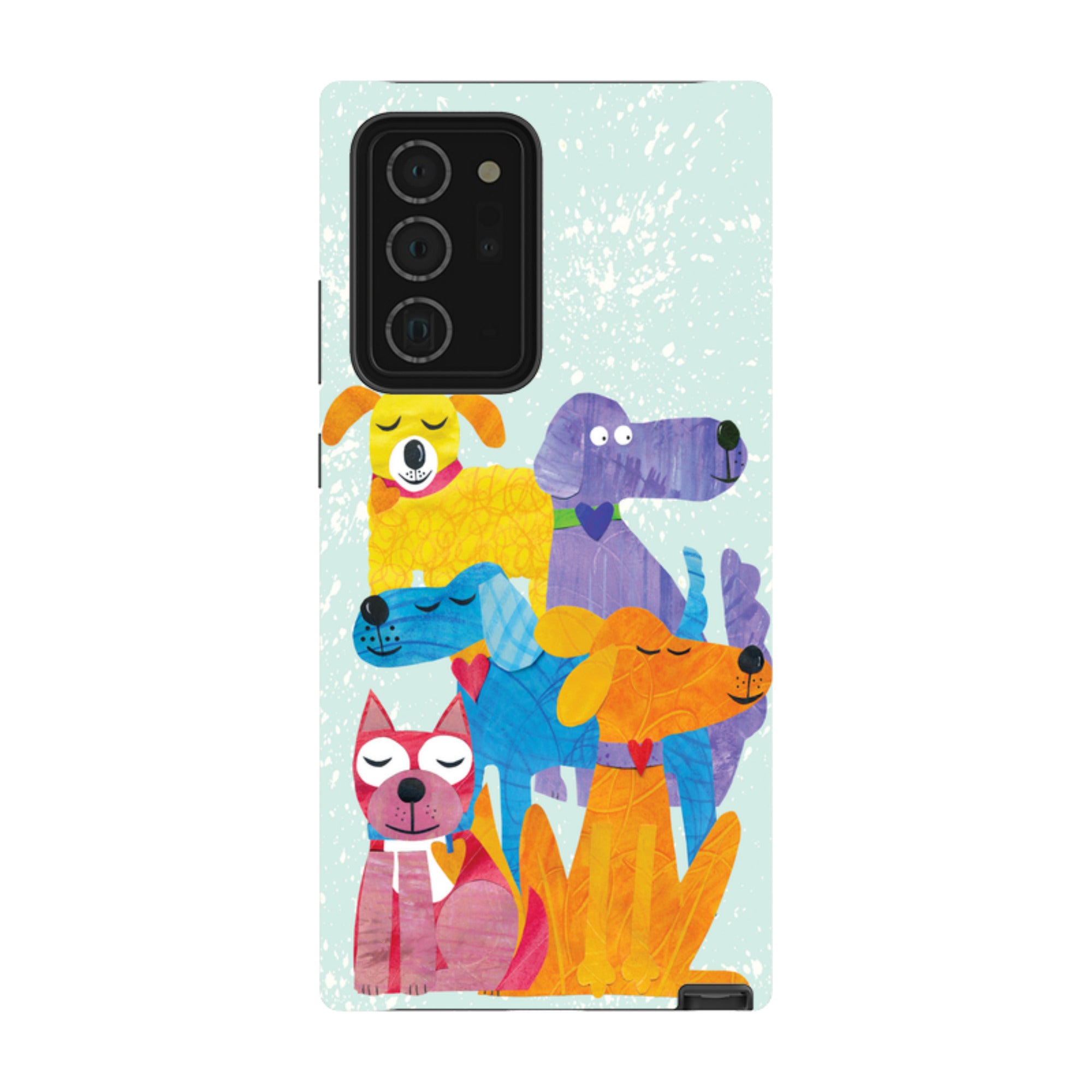Samsung Tough Case - Patch Work Pups By Tracey English