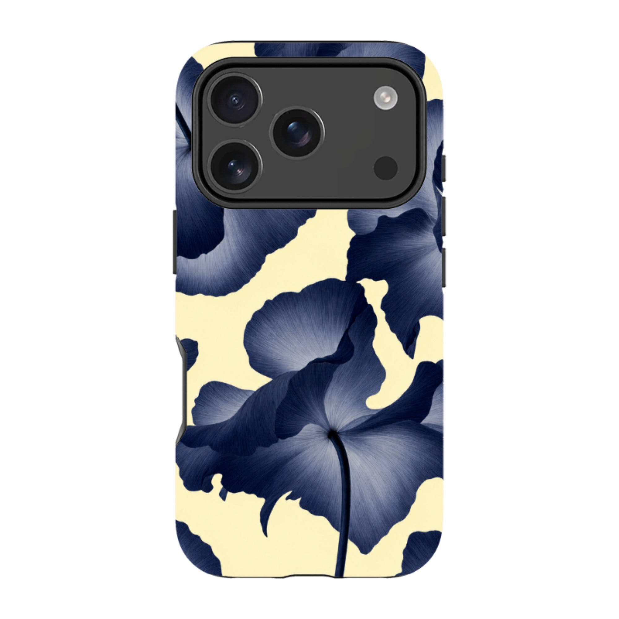 iPhone MagSafe Tough Case - Navy Blue Poppy