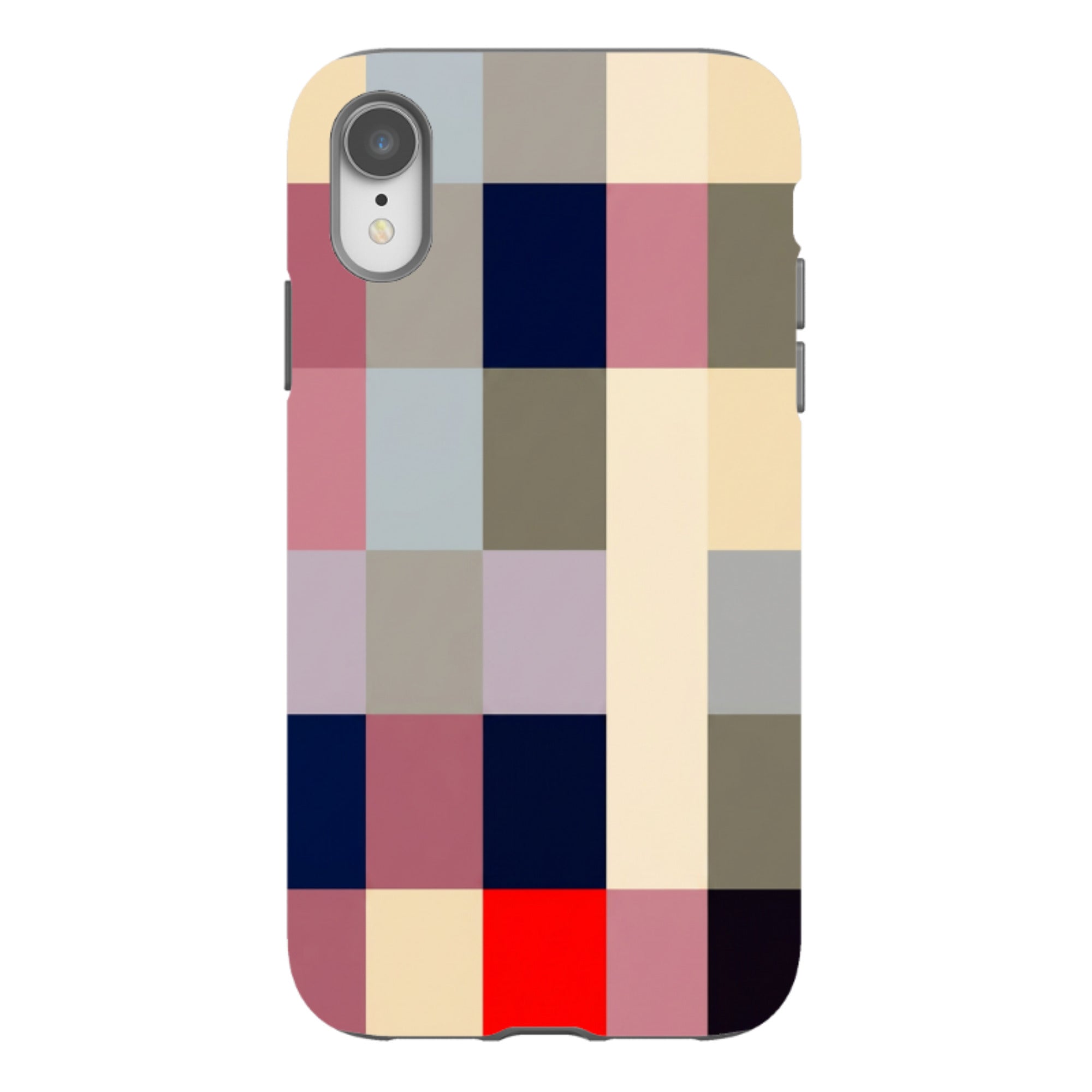 iPhone Tough Case - Retro Plaid