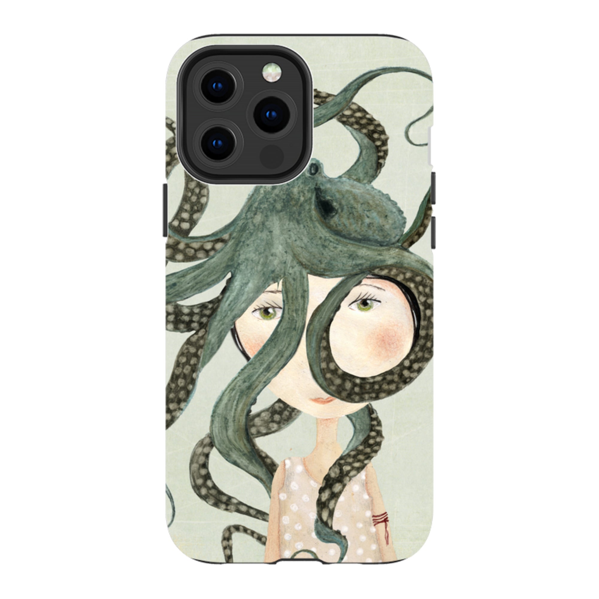 iPhone MagSafe Tough Case - Octopus Girl By Katherine Quinn