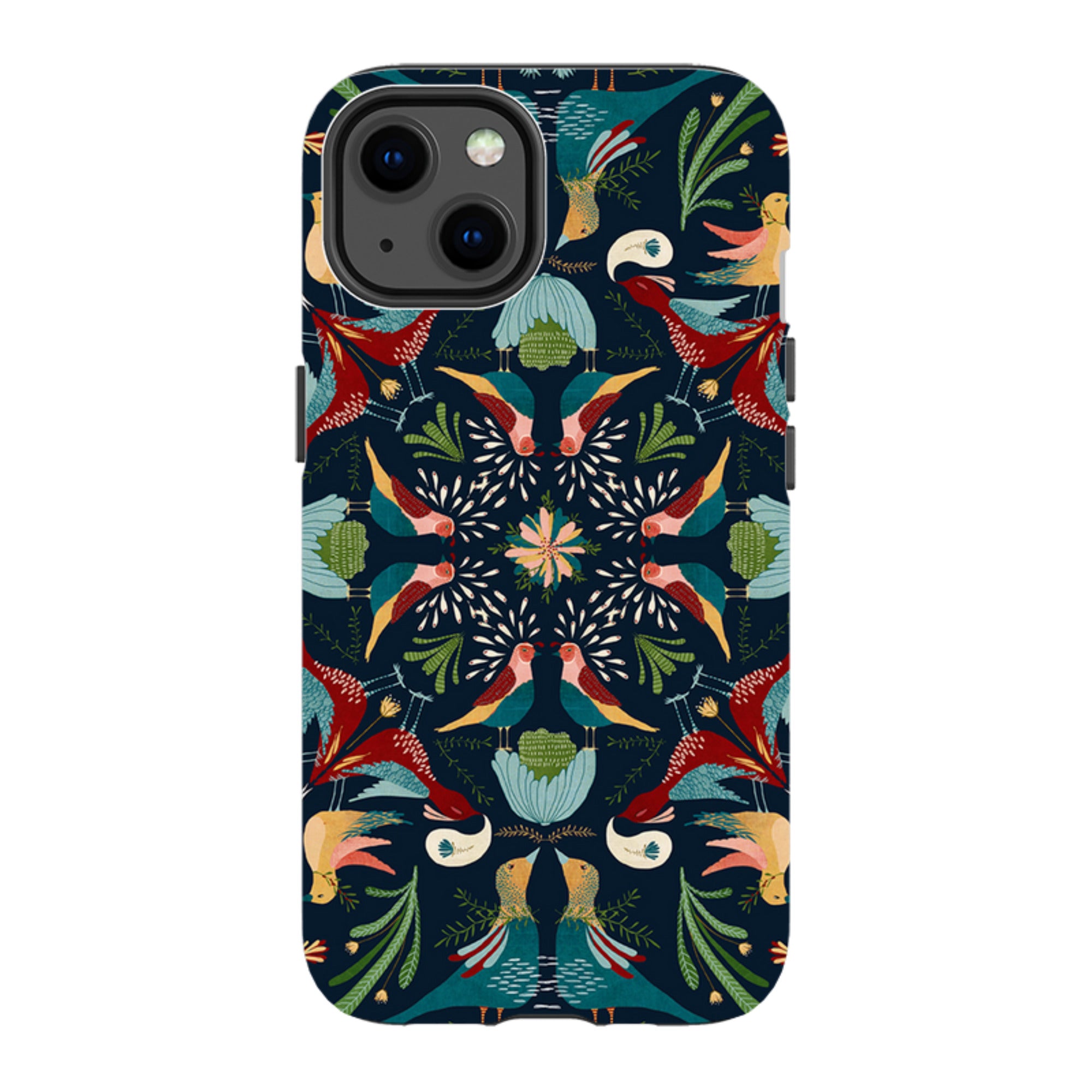 iPhone MagSafe Tough Case - Navy Hanky By Katherine Quinn