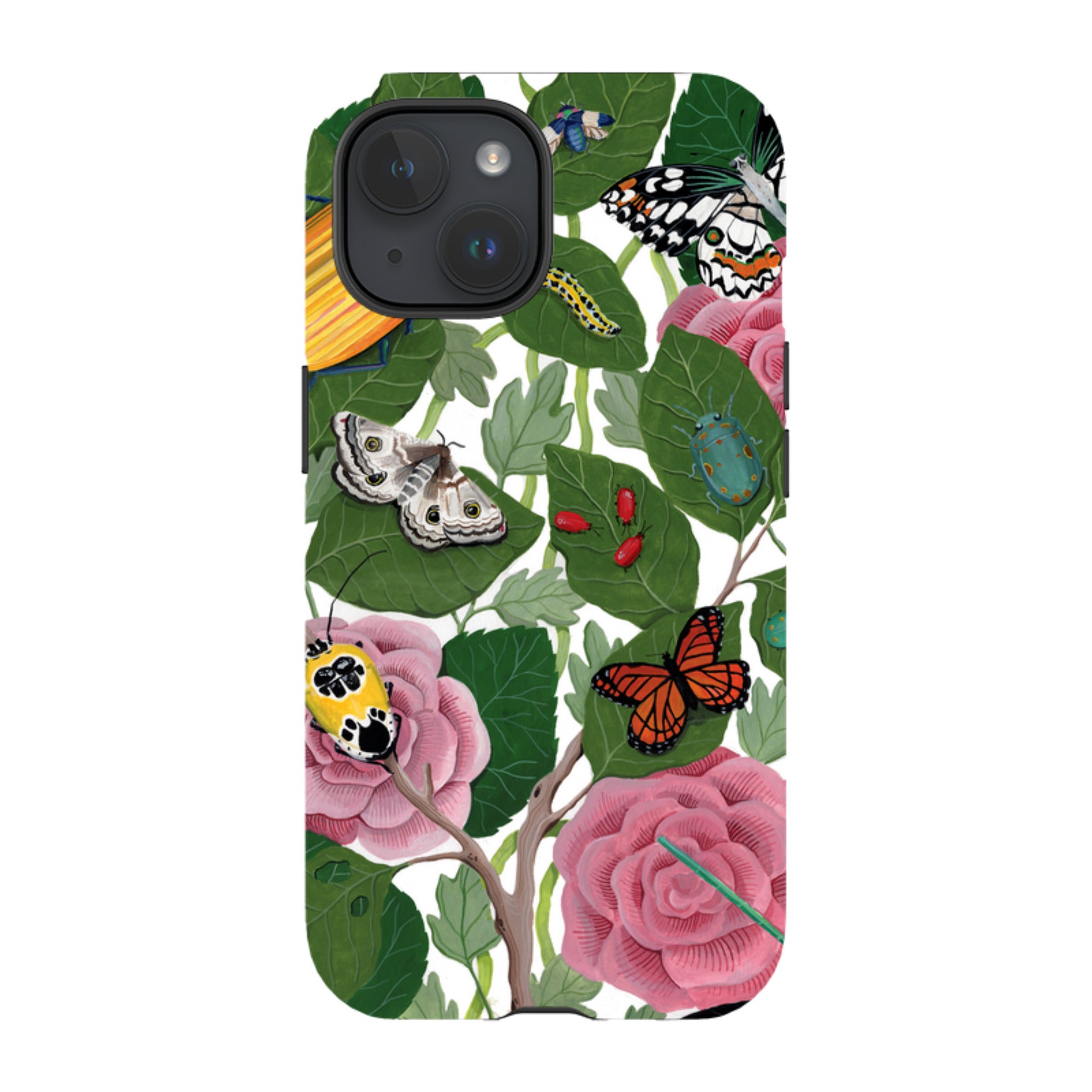 iPhone Tough Case - Butterflies And Beatles By Bex Parkin