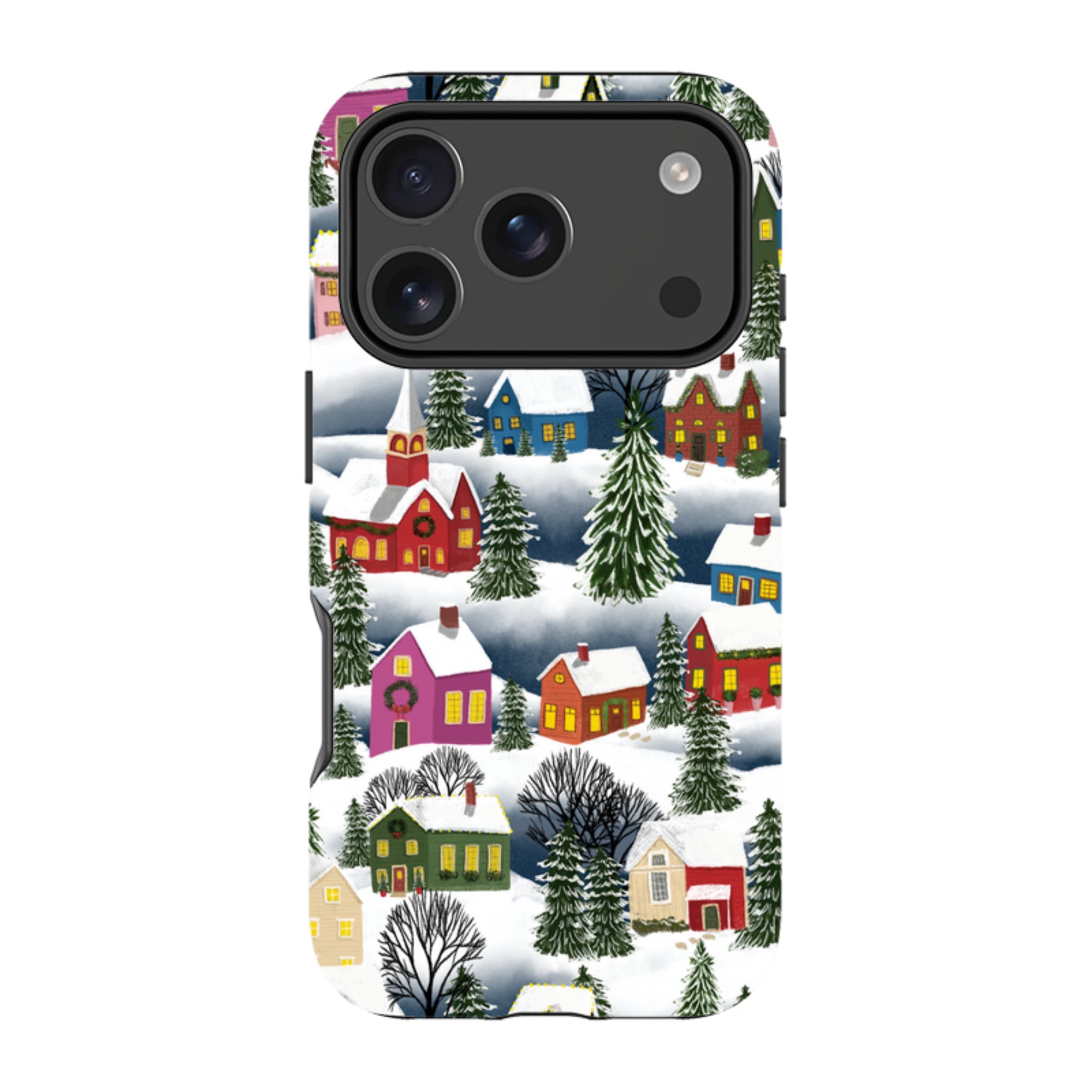 iPhone Tough Case - Advent Street Town By Abby Jacobs