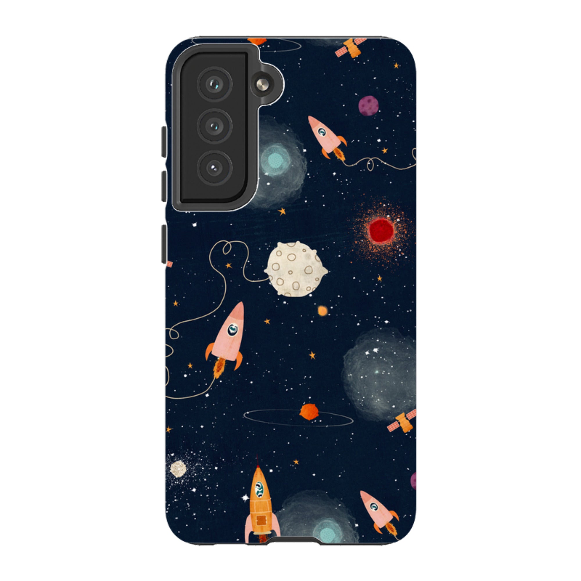Samsung Tough Case - Rockets Midnight By Katherine Quinn
