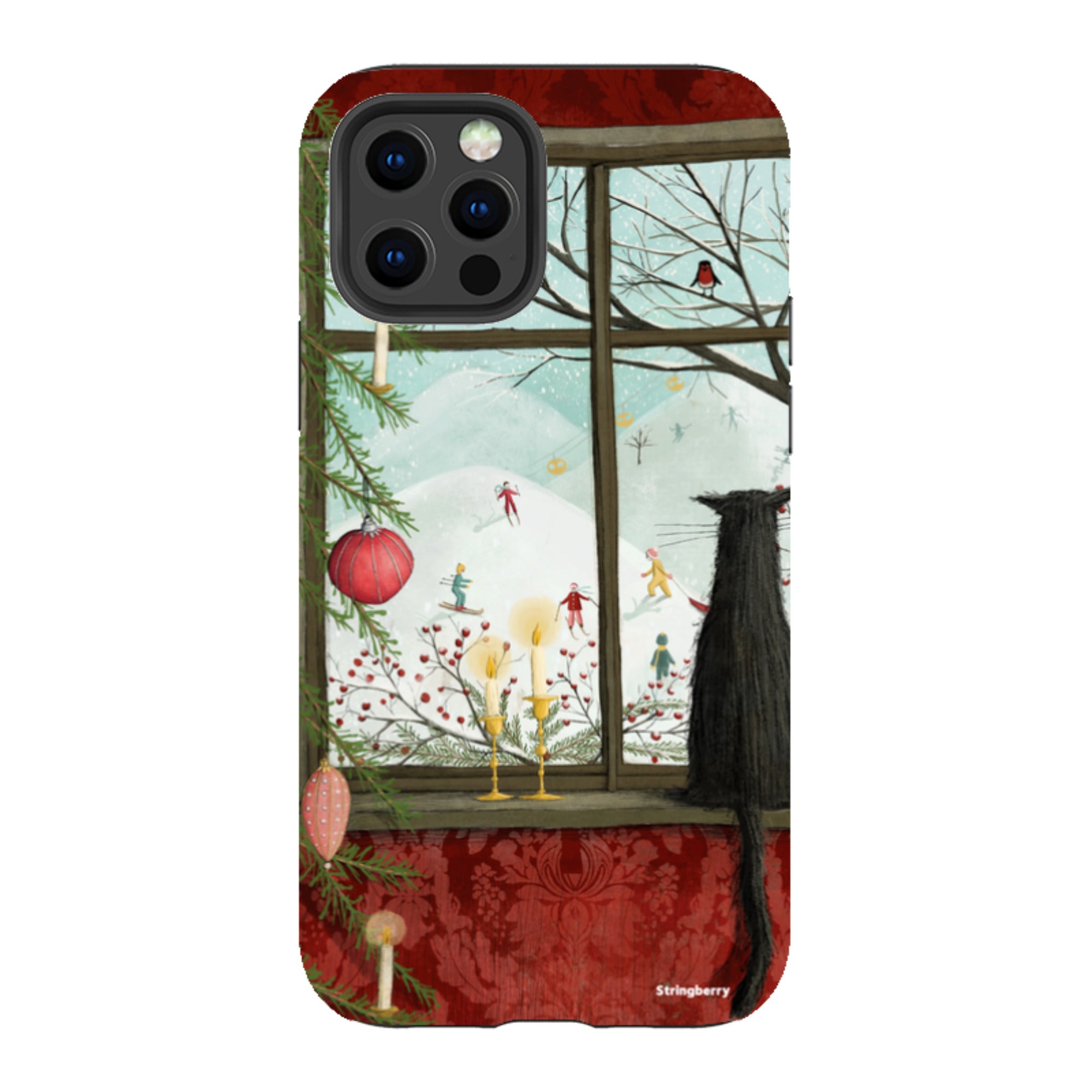 iPhone Tough Case - Christmas Window By Maja Lindberg