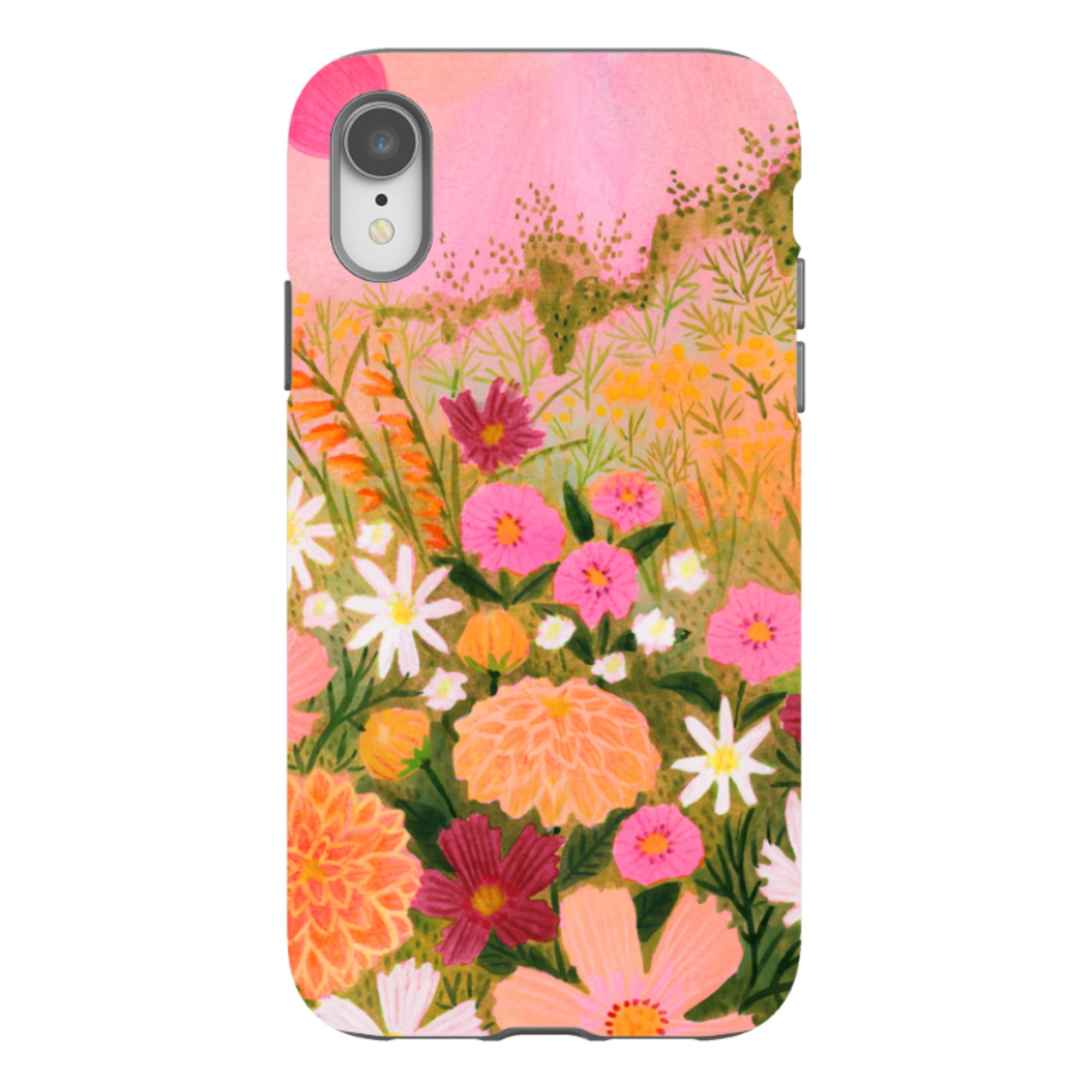iPhone Tough Case - Flower Farm Sunset By Lee Foster Wilson