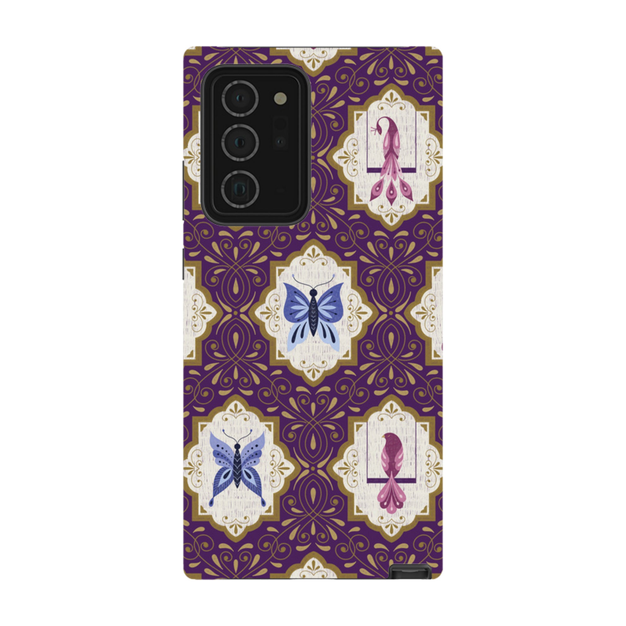 Samsung Tough Case - Wingframes Purple By Jenny Zemanek