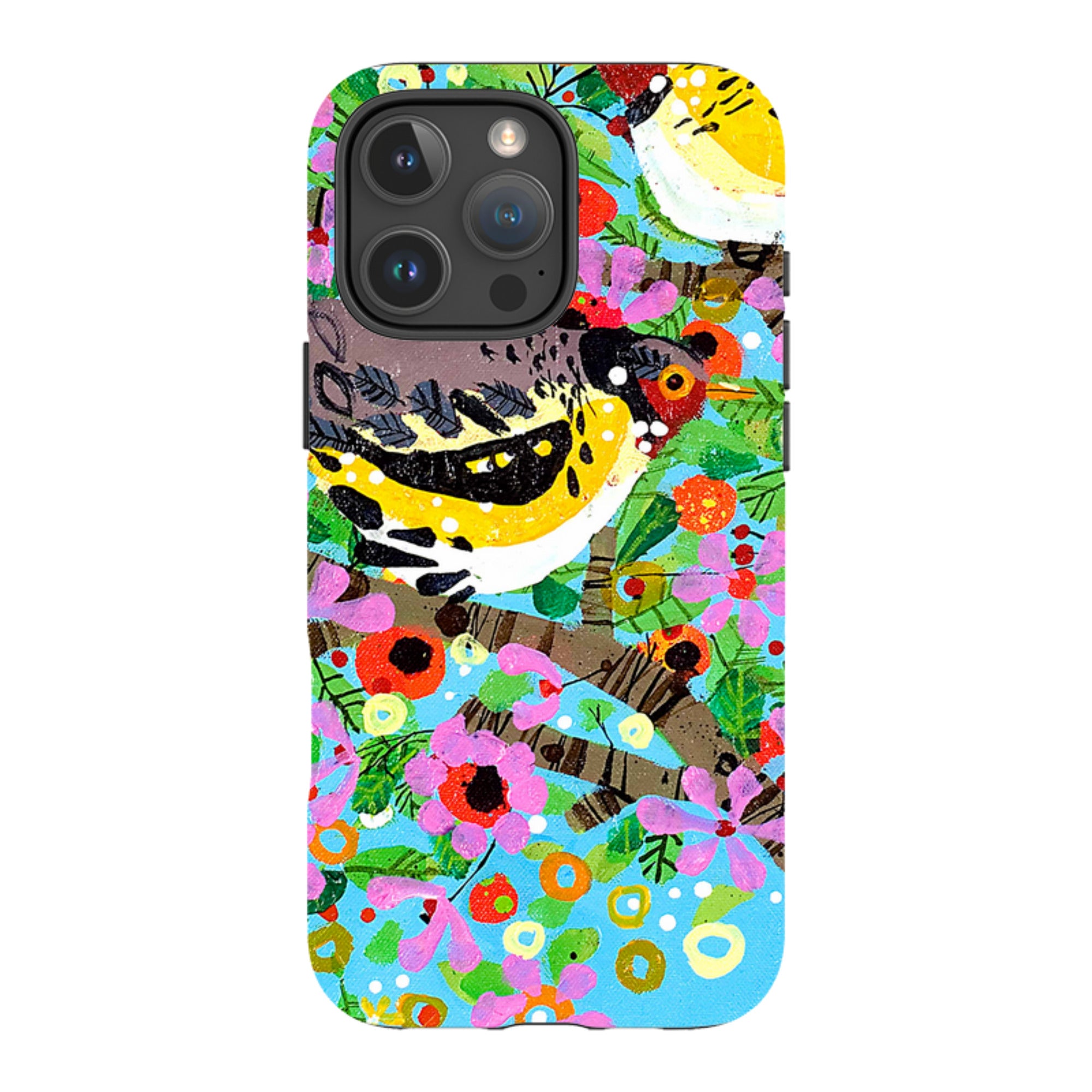 iPhone Tough Case - Finches By Claire West