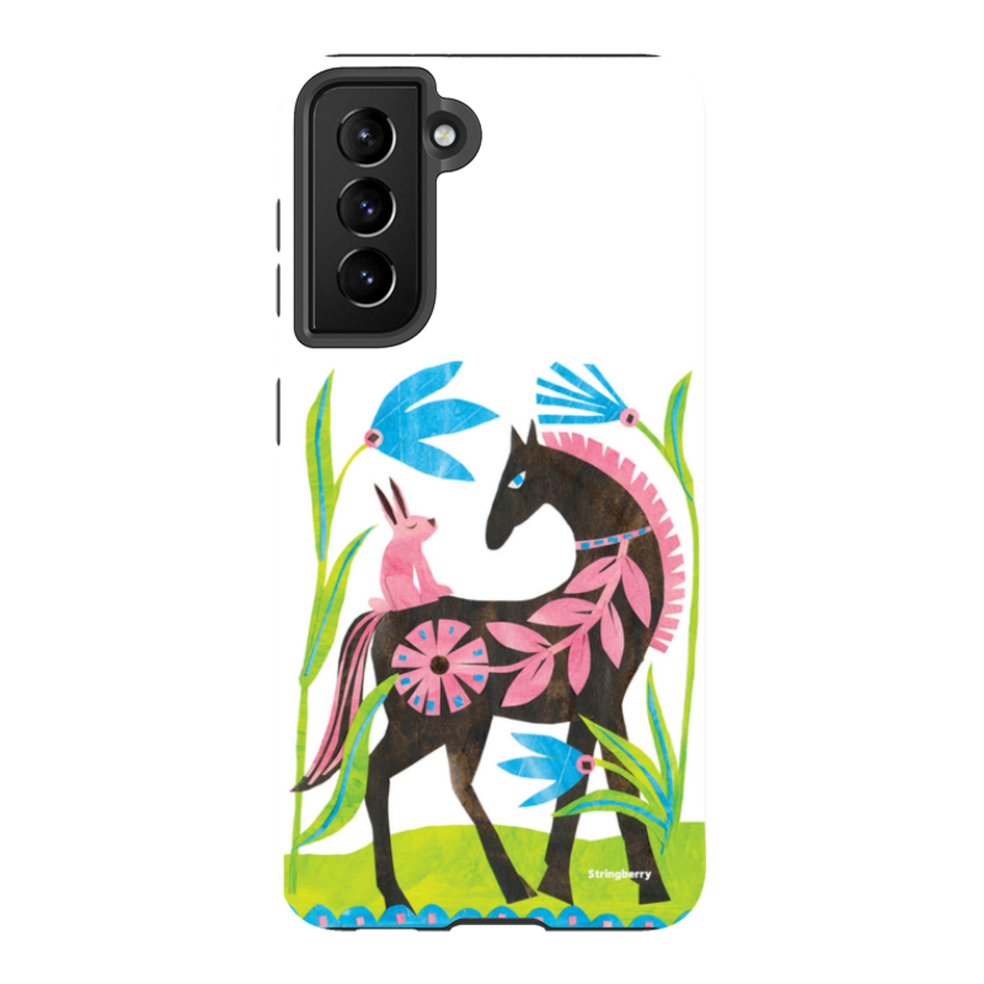 Samsung Tough Case - Folk Horse And Bunny By Tracey English