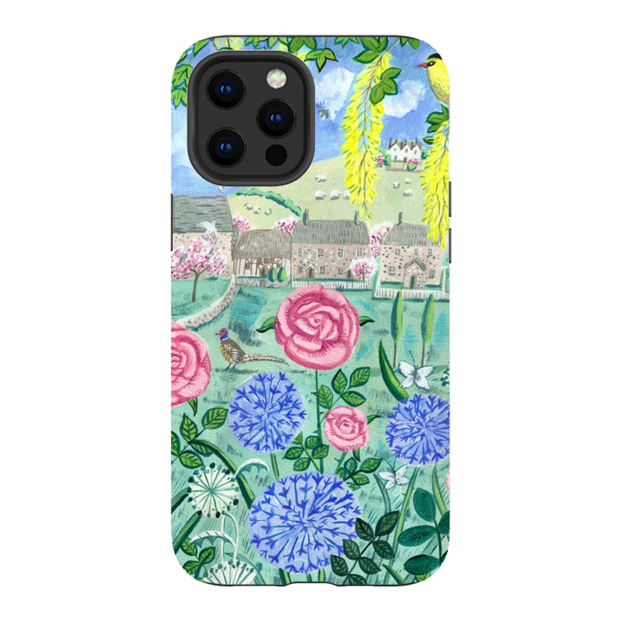 iPhone Tough Case - Village Floral By Mary Stubberfield