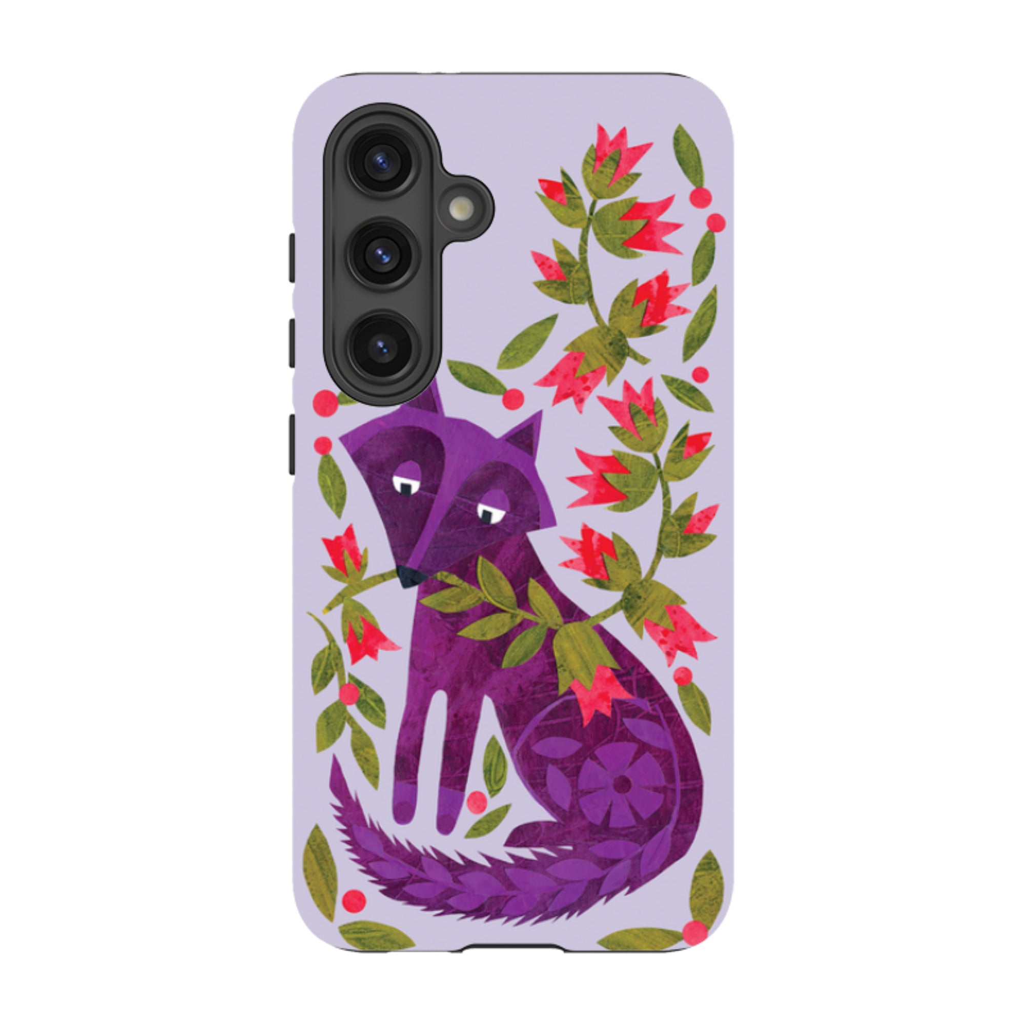 Samsung Tough Case - Purple Foxie By Tracey English