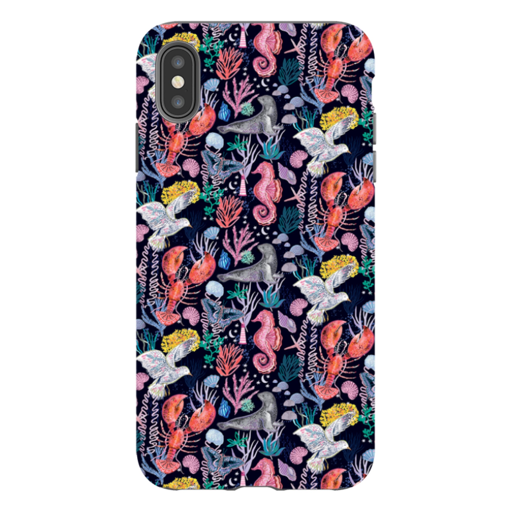 iPhone Case - Coastline Pattern-A By Emma Frances Grant