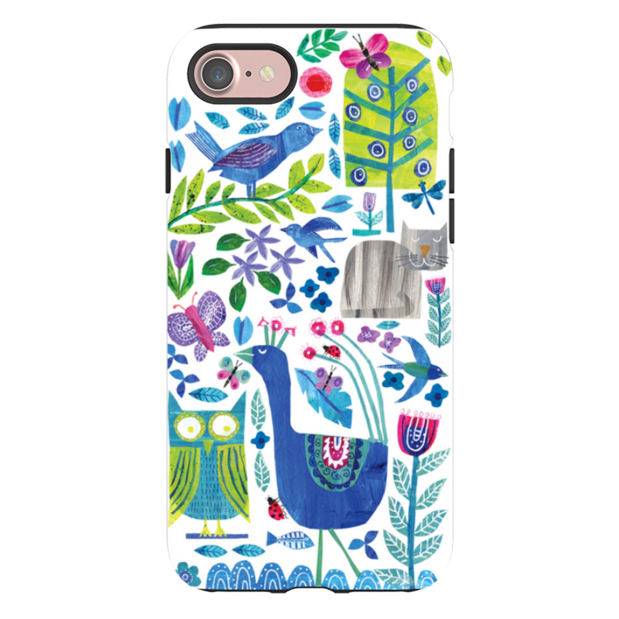iPhone Tough Case - Back Garden By Tracey English
