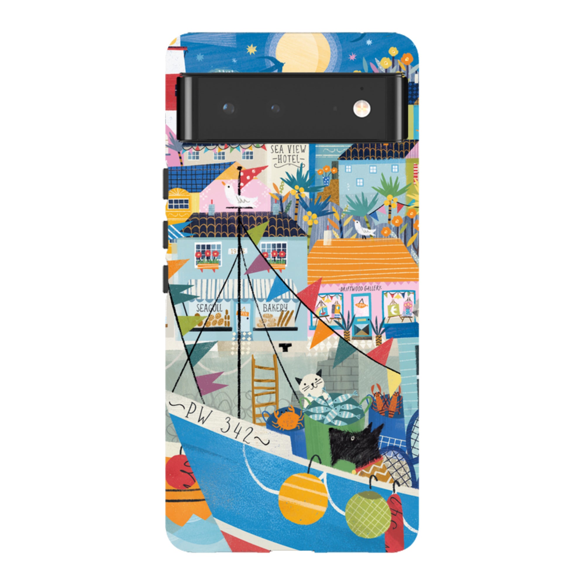 Google Tough Case - Night Harbour 2 By Ali Brookes