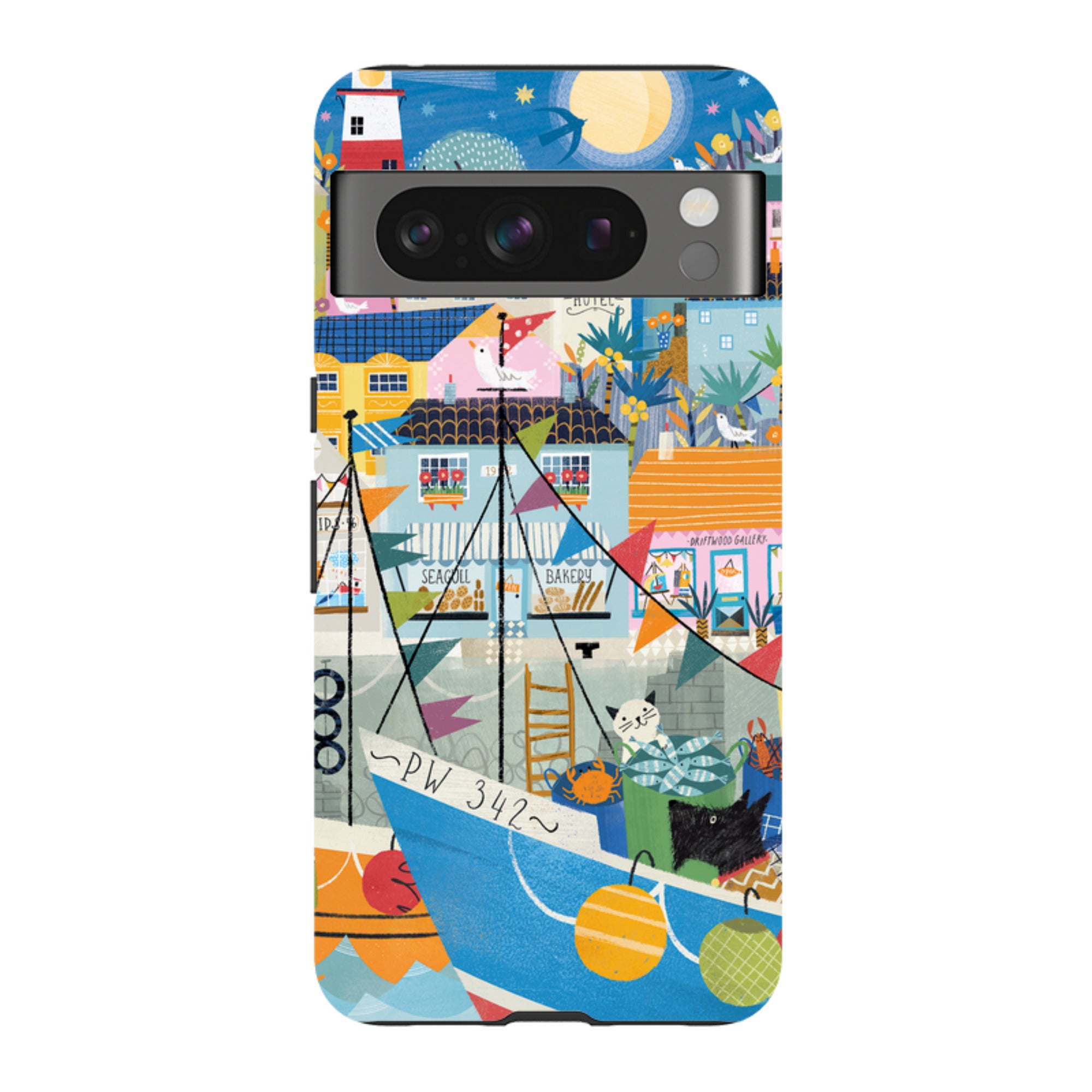 Google Tough Case - Night Harbour 1 By Ali Brookes