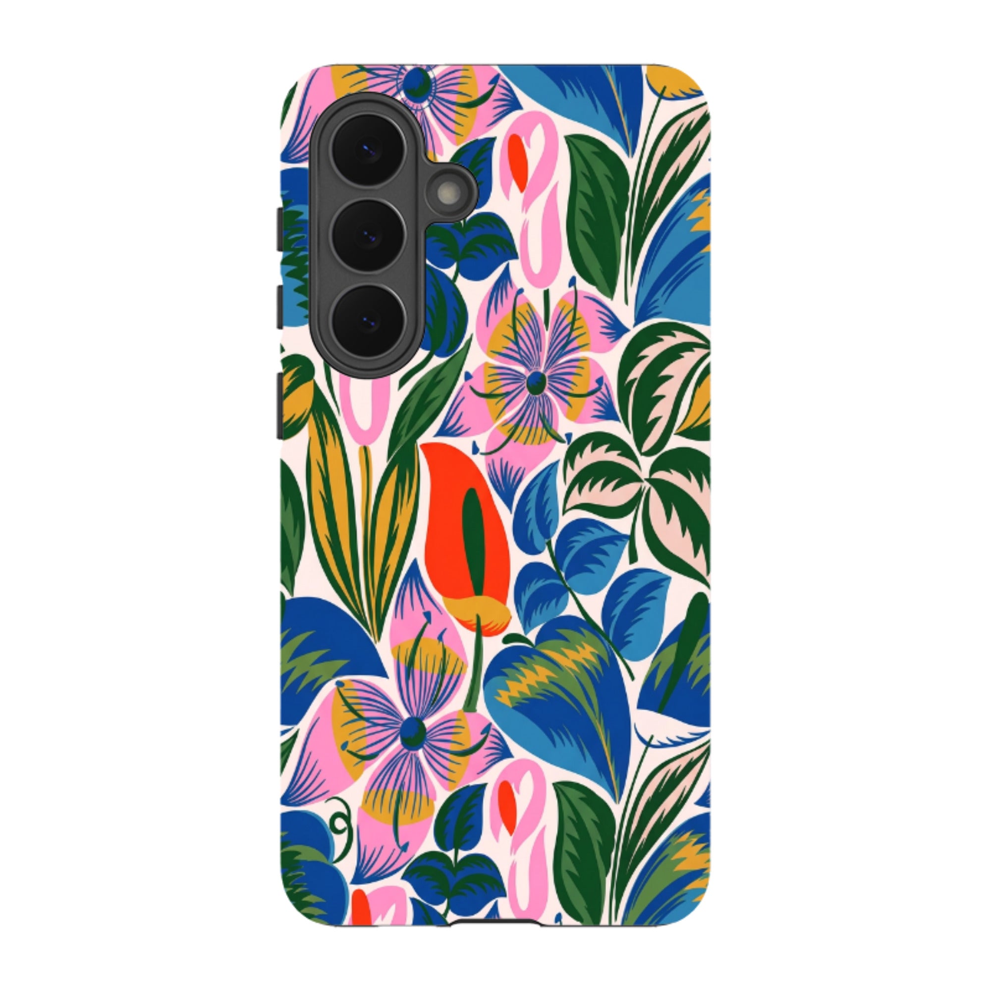 Samsung Tough Case - Retro Tropical Floral