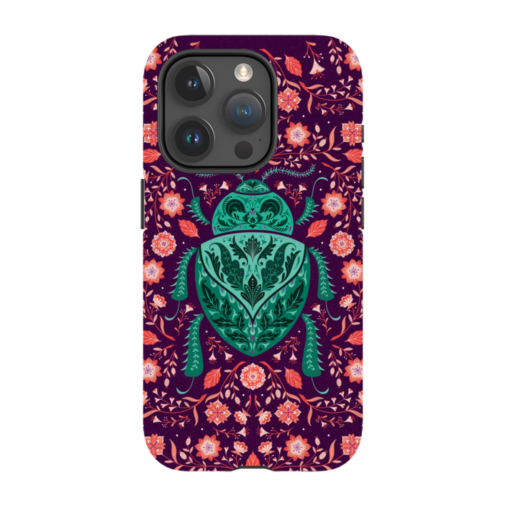 iPhone MagSafe Tough Case -  Beetle By Jenny Zemanek