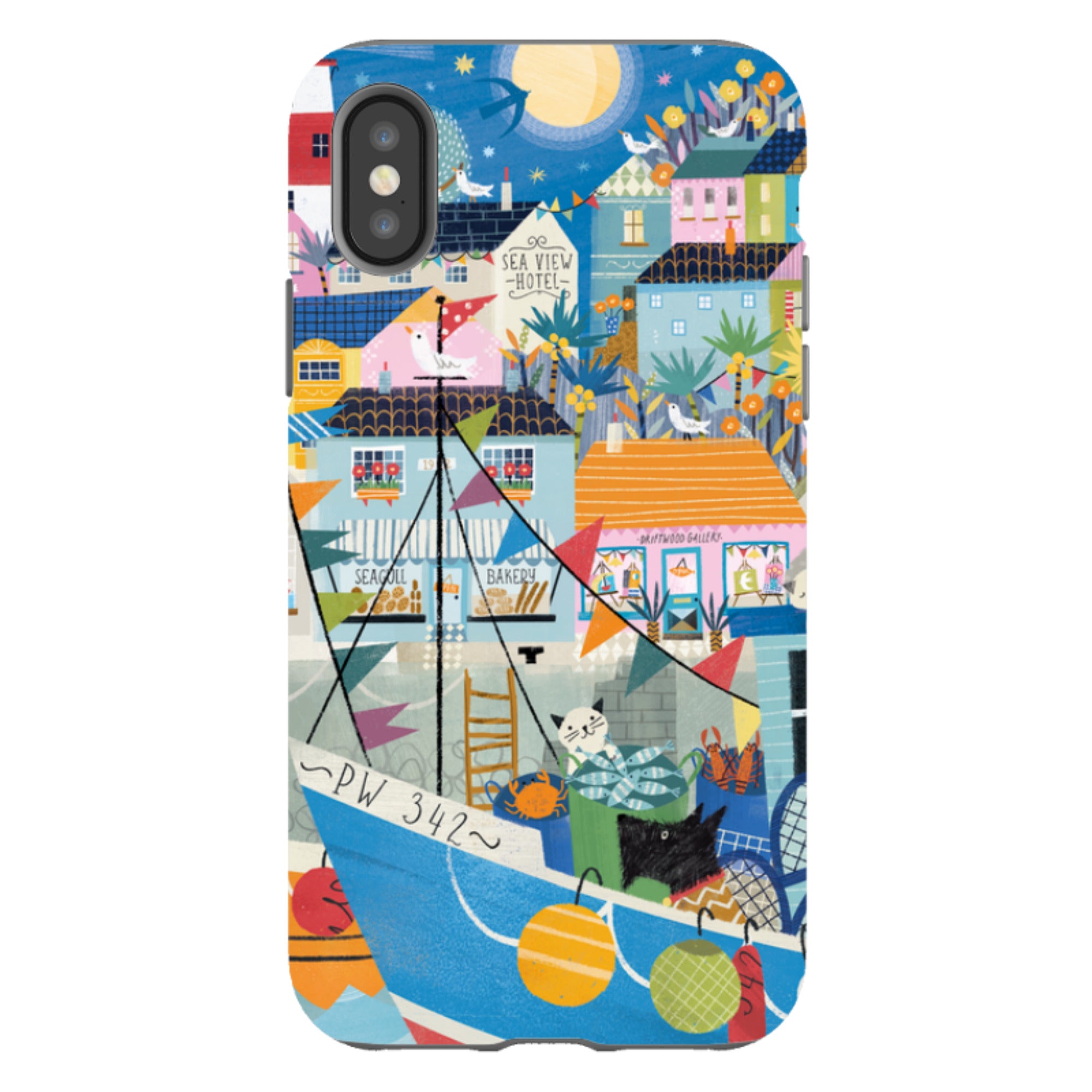 iPhone Case - Night Harbour 2 By Ali Brookes