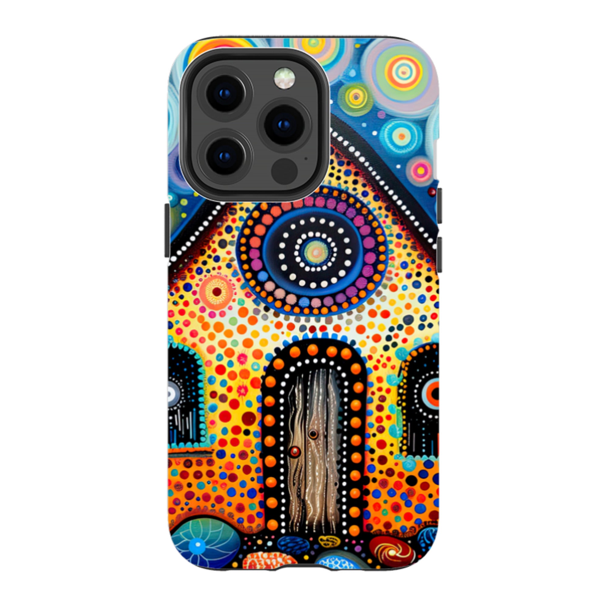 iPhone Case - Folk Art House III