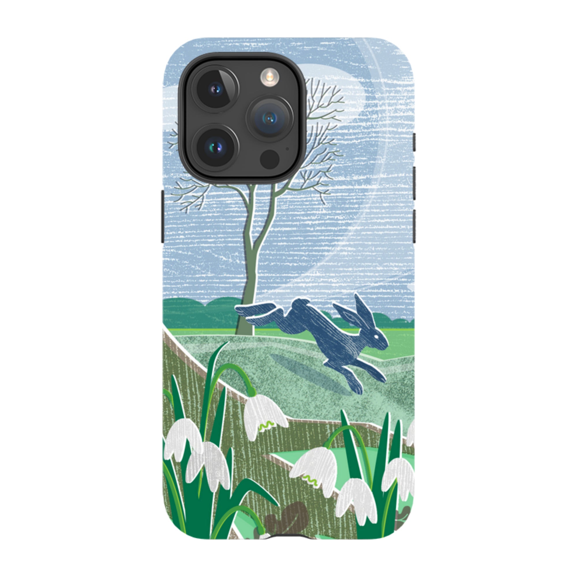 iPhone Tough Case - Snowdrops And Hare By Liane Payne