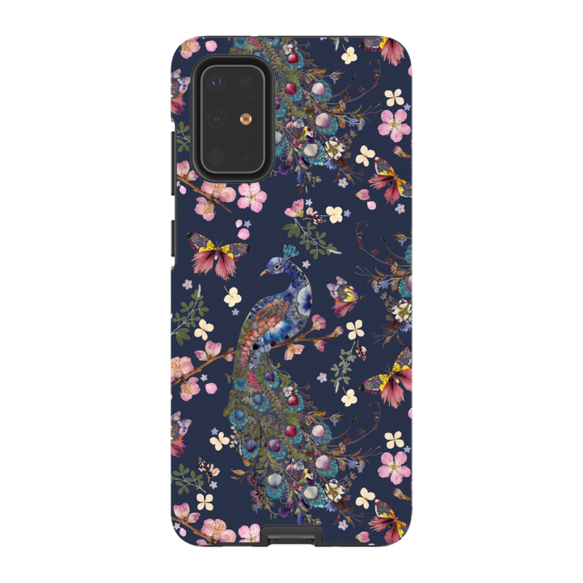 Samsung Tough Case - Peacock and Cherry Blossoms Iris By Helen Ahpornsiri