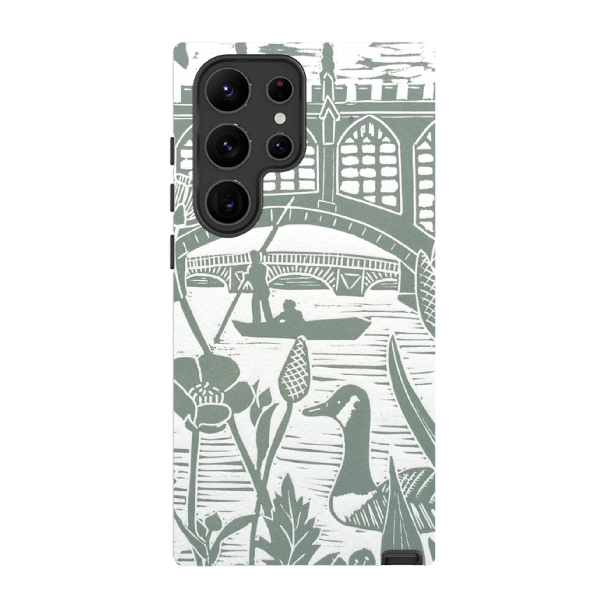 Samsung Tough Case - Punting At Cambridge By Kate Heiss