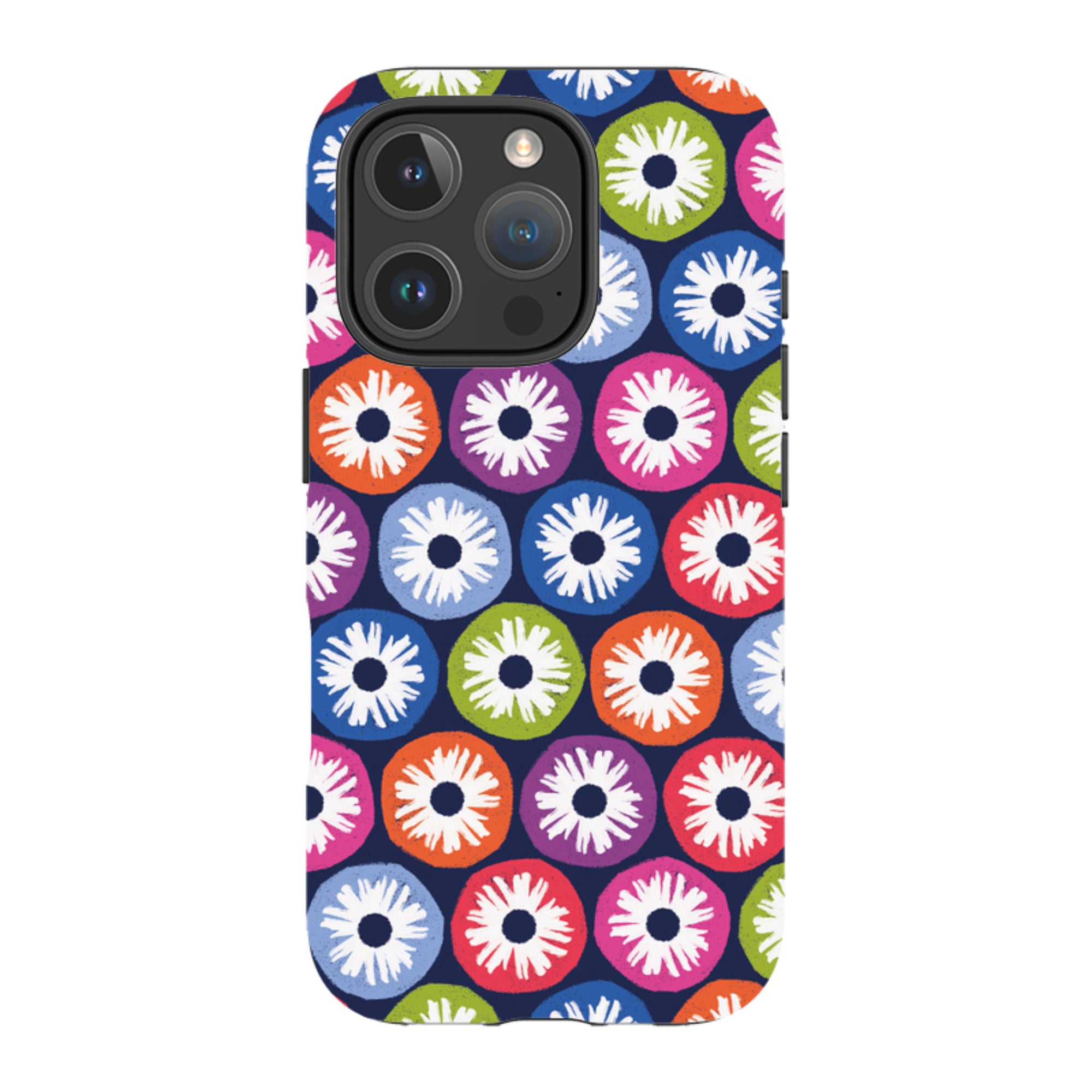 iPhone MagSafe Tough Case -  Penny Flowers Dark By Ali Brookes