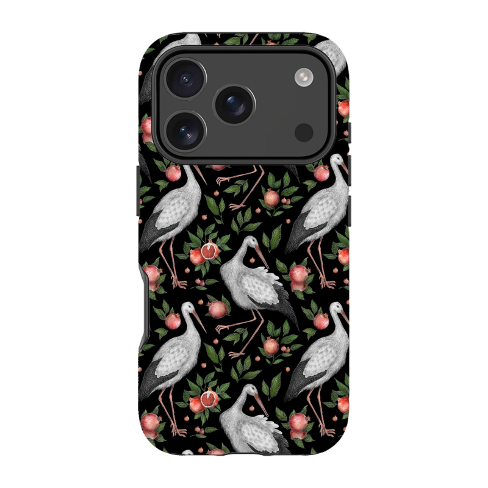 iPhone MagSafe Tough Case -  Stork Pattern By Catherine Rowe