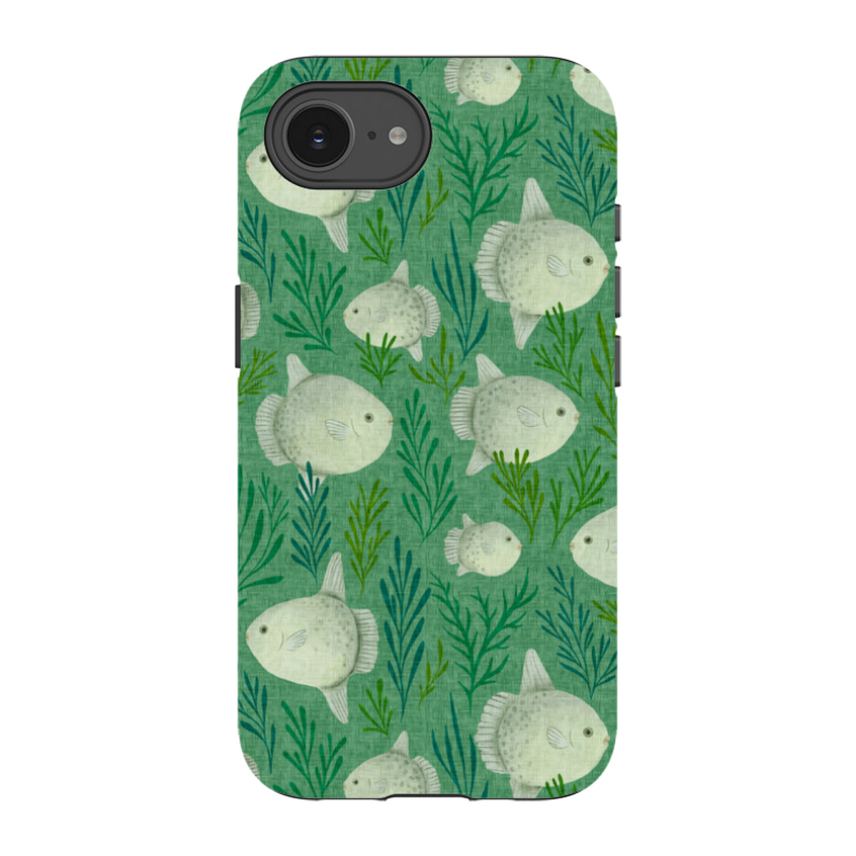 iPhone Tough Case - Sunfish green By Katherine Quinn