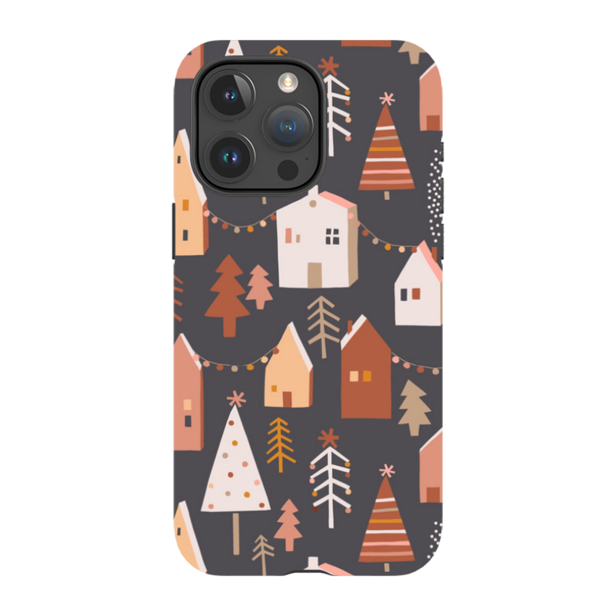iPhone Tough Case - Street Xmas Dark
