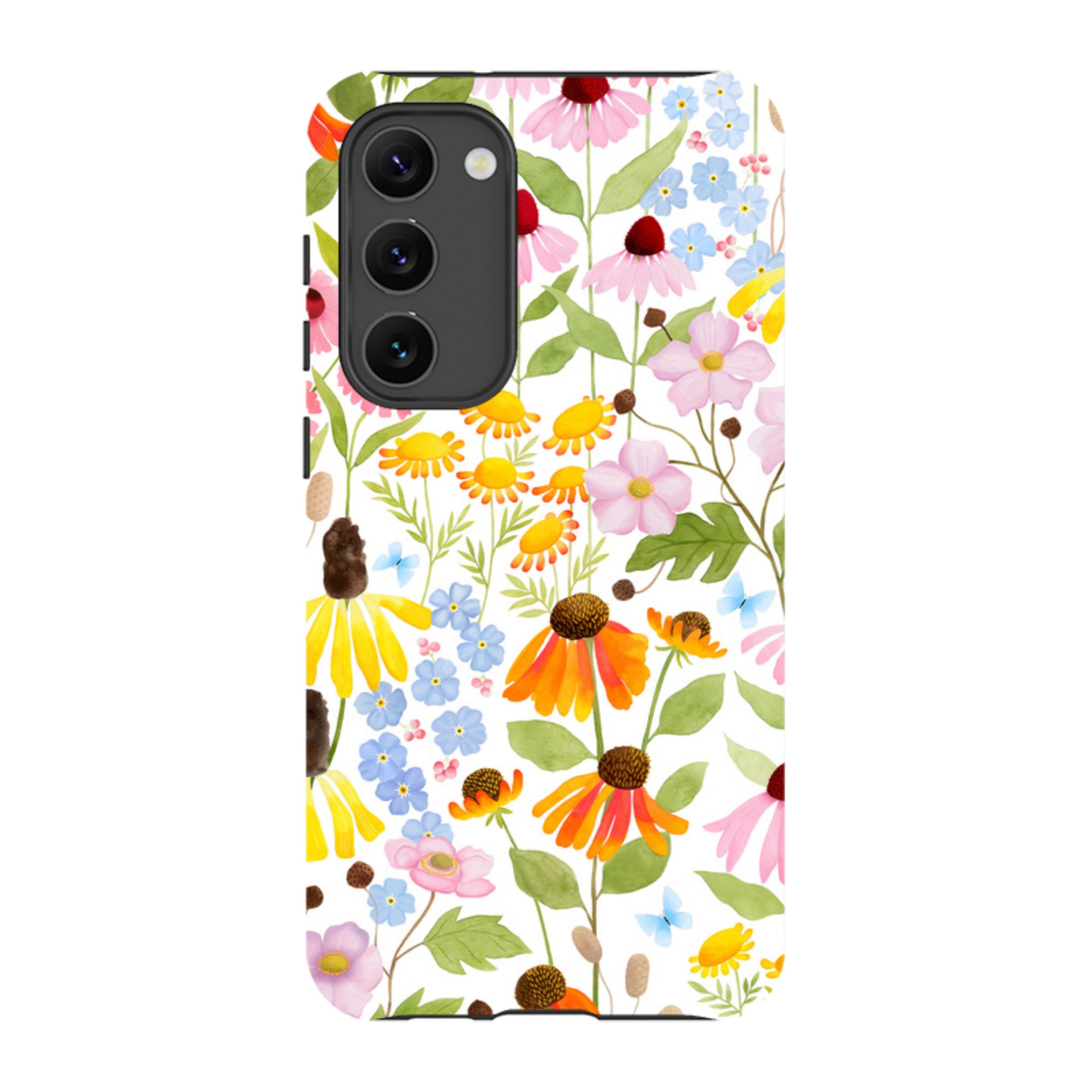 Samsung Tough Case - Wildflower Pattern By Bex Parkin